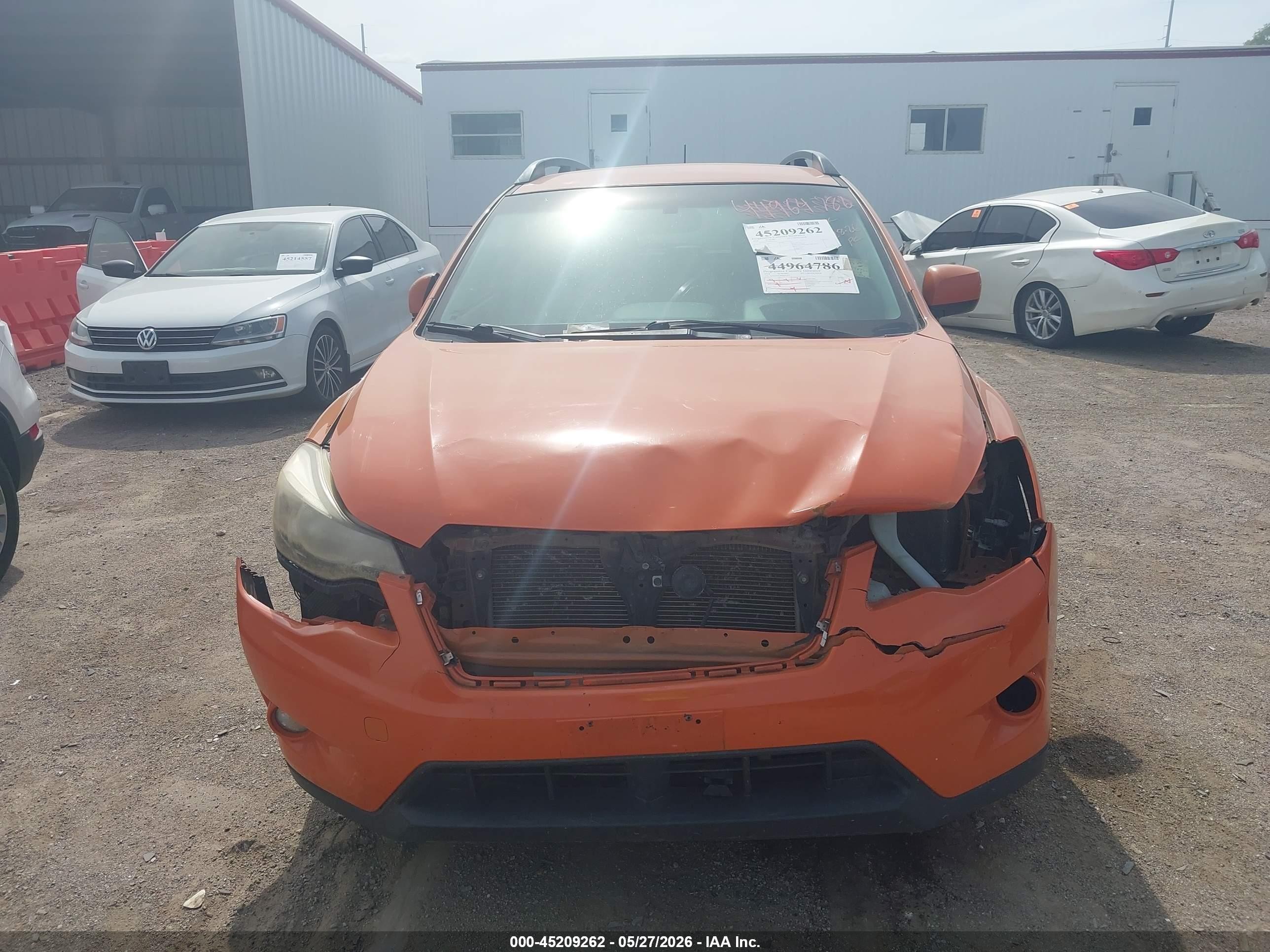 2014 Subaru Xv Crosstrek 2.0i Limited Orange vin: JF2GPAGC8E8281054