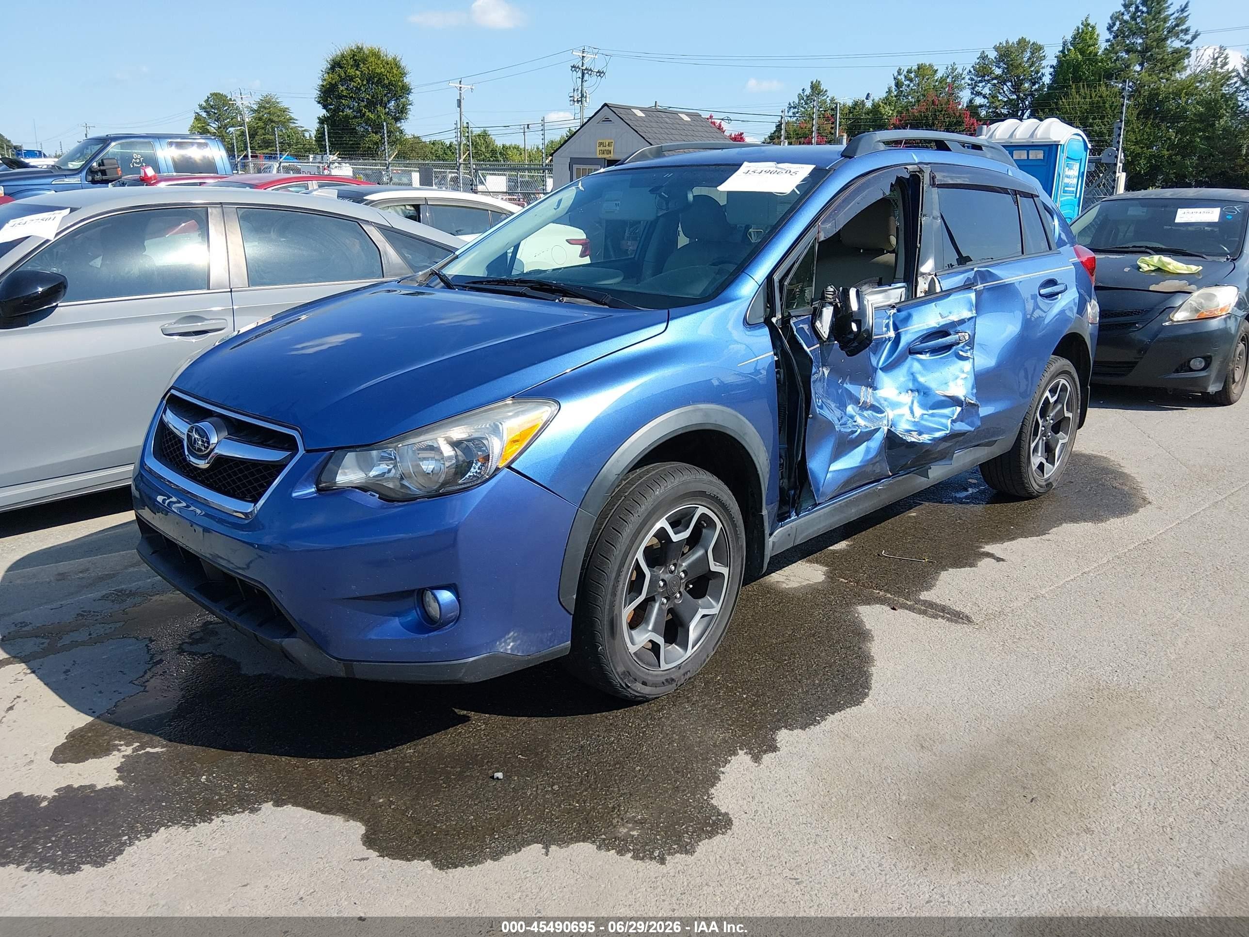 2014 Subaru Xv Crosstrek 2.0i Limited Blue vin: JF2GPAGC8E8320726