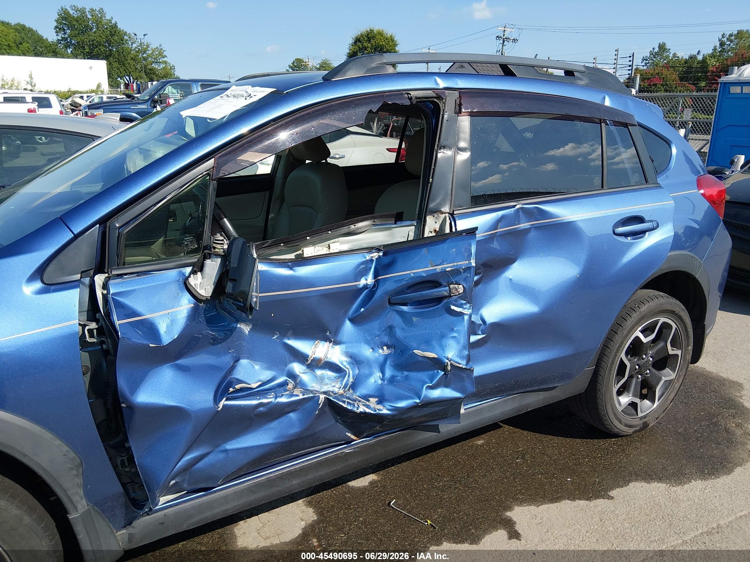 2014 Subaru Xv Crosstrek 2.0i Limited Blue vin: JF2GPAGC8E8320726