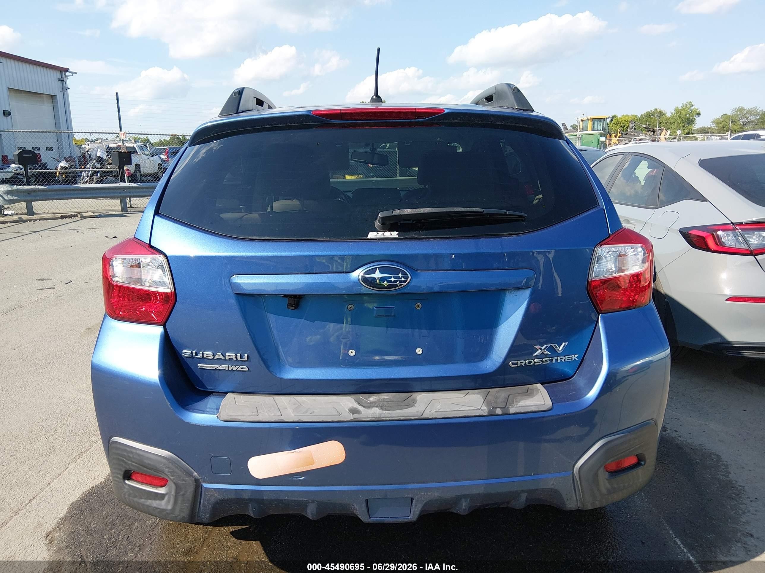 2014 Subaru Xv Crosstrek 2.0i Limited Blue vin: JF2GPAGC8E8320726