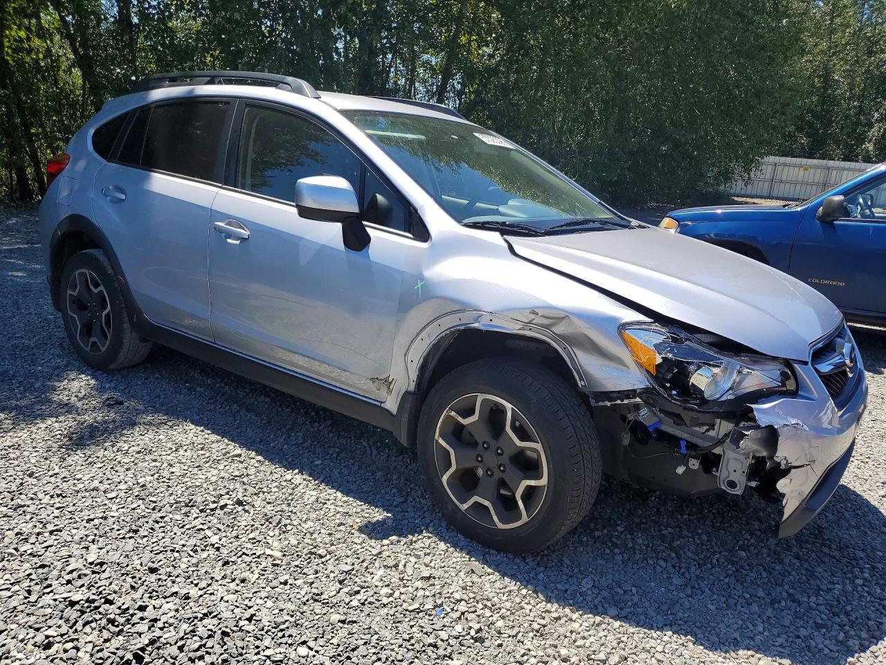 2014 Subaru Xv Crosstrek 2.0 Limited Silver vin: JF2GPAGC8E8329426
