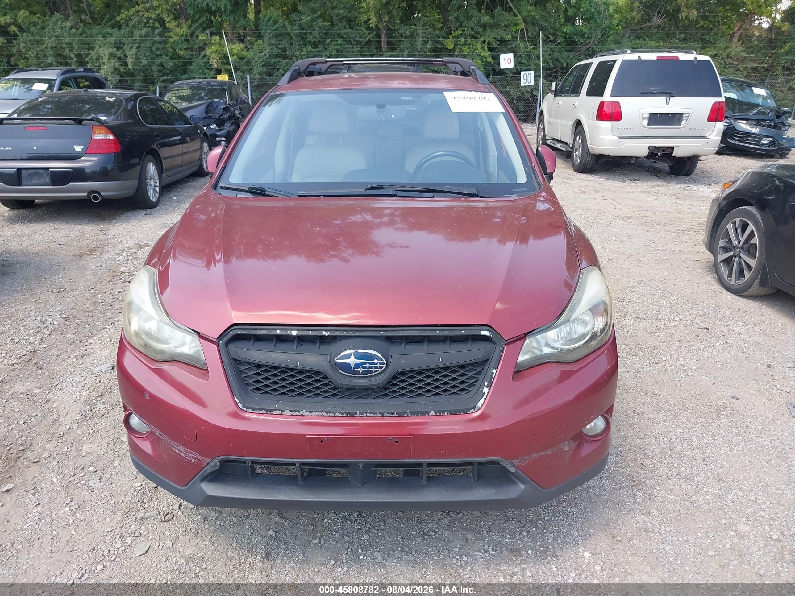 2013 Subaru Xv Crosstrek 2.0i Limited Красный vin: JF2GPAGC9D2893765