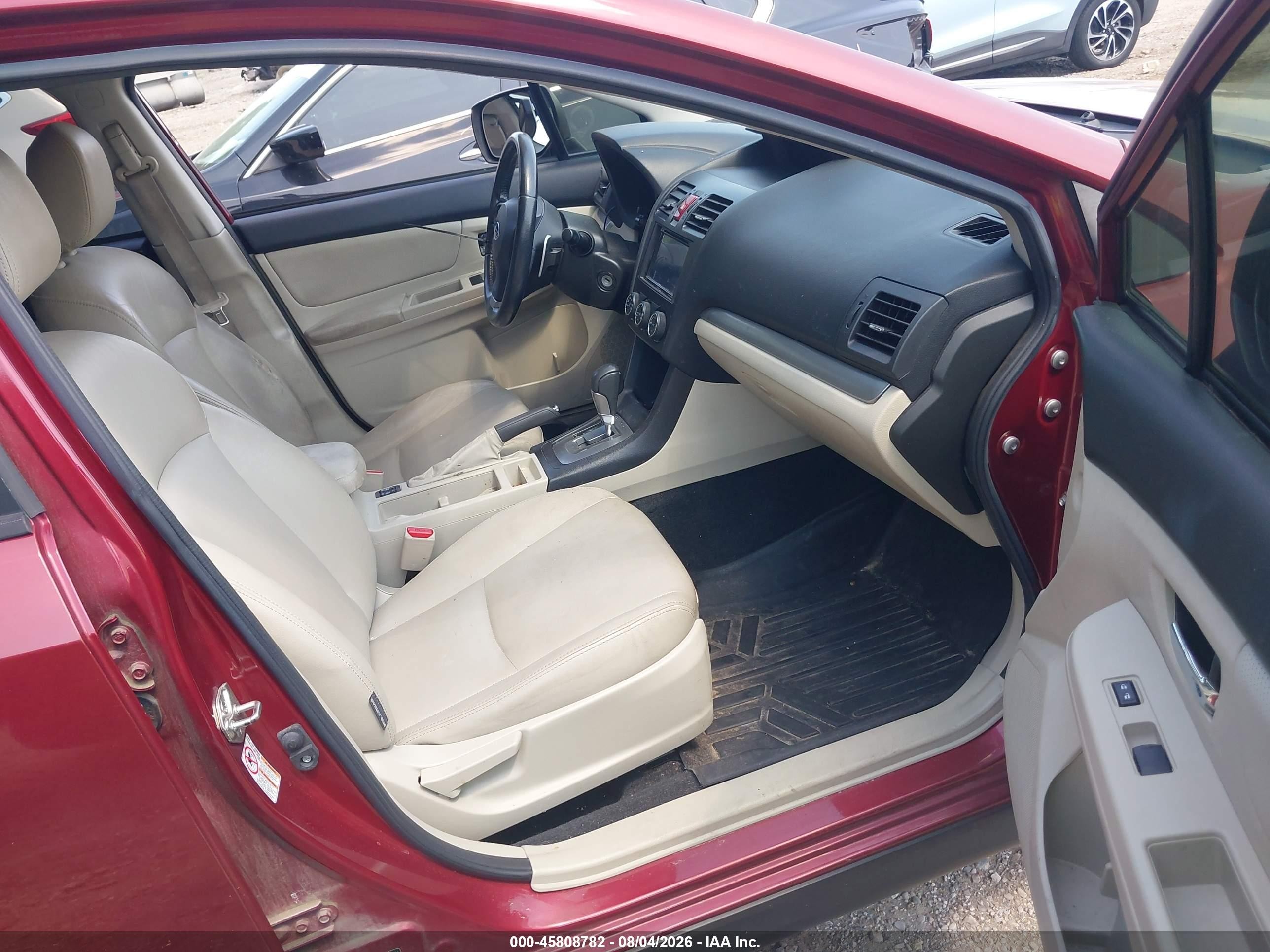 2013 Subaru Xv Crosstrek 2.0i Limited Красный vin: JF2GPAGC9D2893765