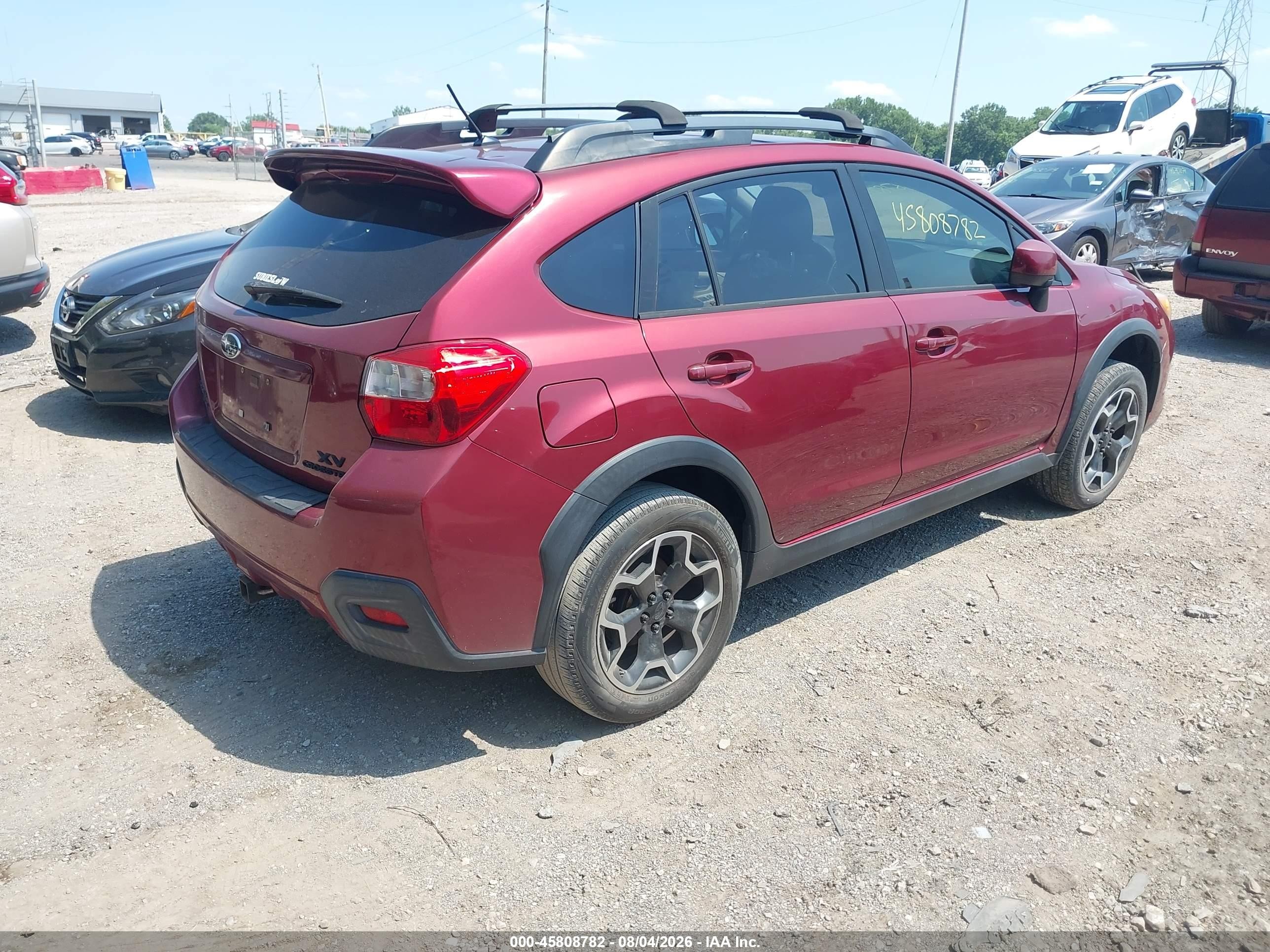 2013 Subaru Xv Crosstrek 2.0i Limited Красный vin: JF2GPAGC9D2893765