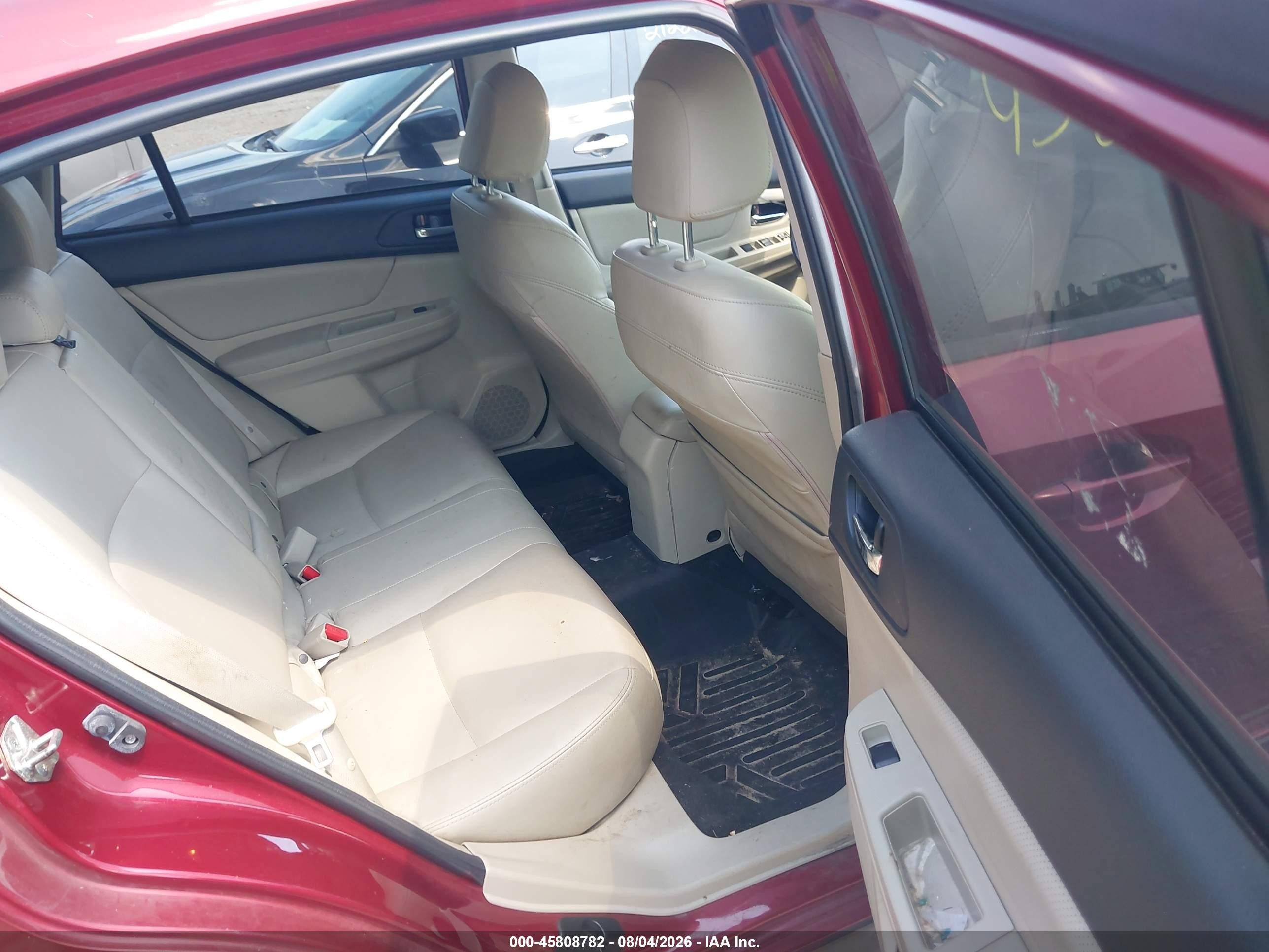 2013 Subaru Xv Crosstrek 2.0i Limited Красный vin: JF2GPAGC9D2893765