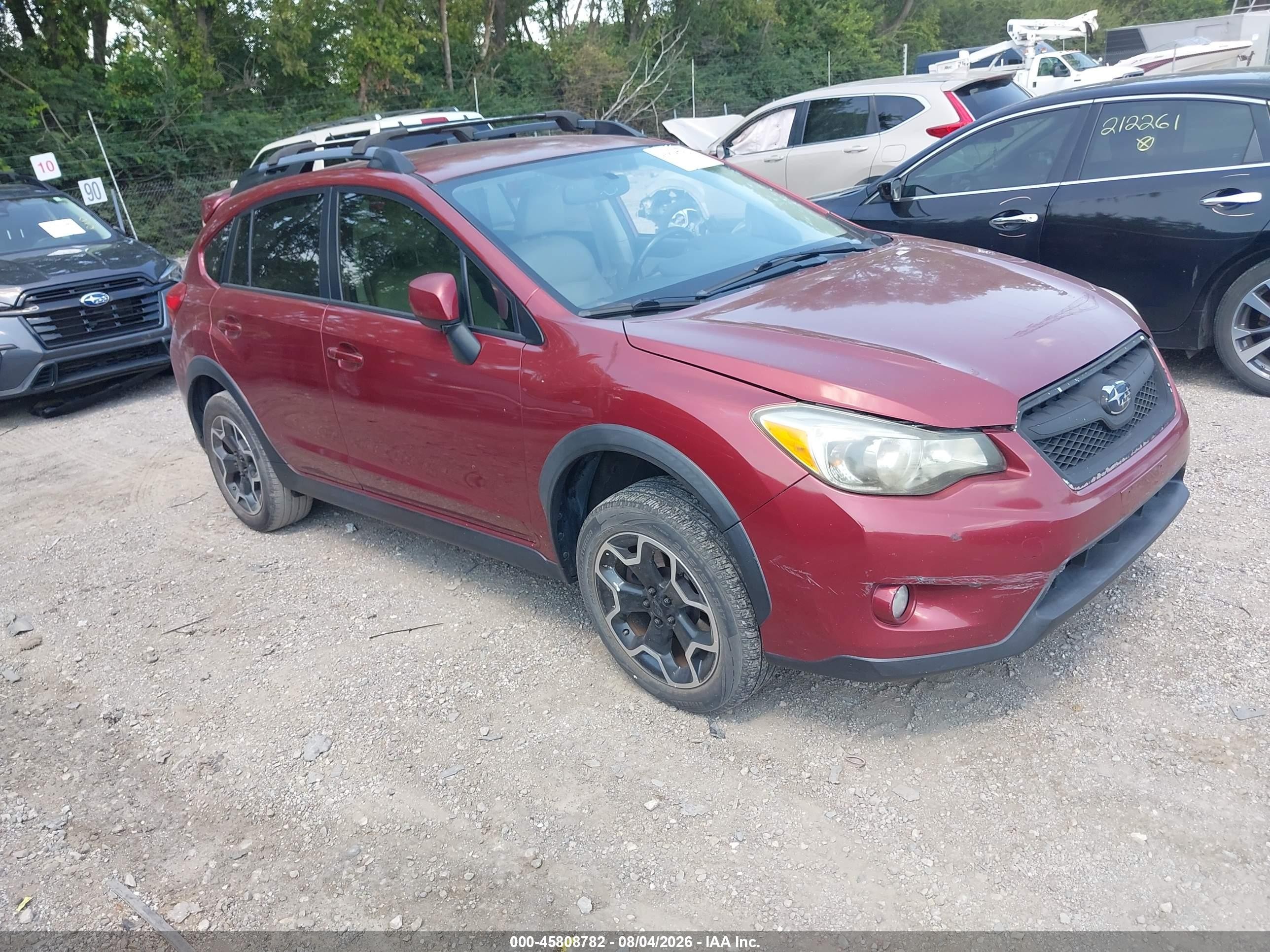2013 Subaru Xv Crosstrek 2.0i Limited Красный vin: JF2GPAGC9D2893765