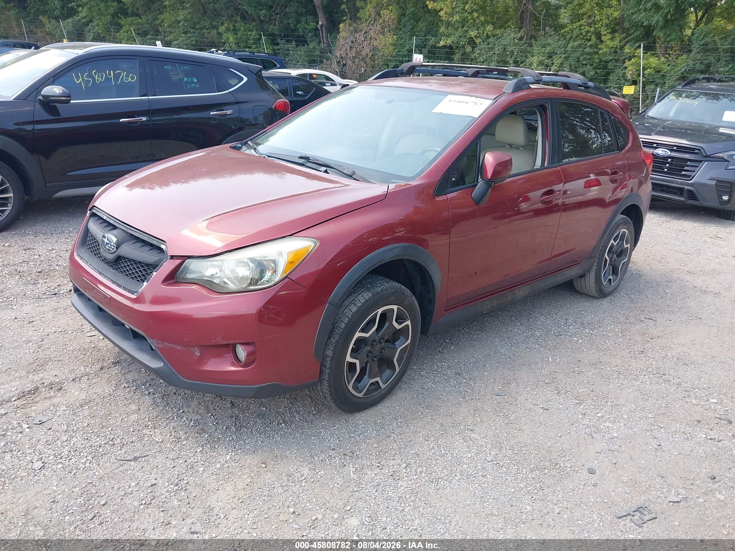 2013 Subaru Xv Crosstrek 2.0i Limited Красный vin: JF2GPAGC9D2893765