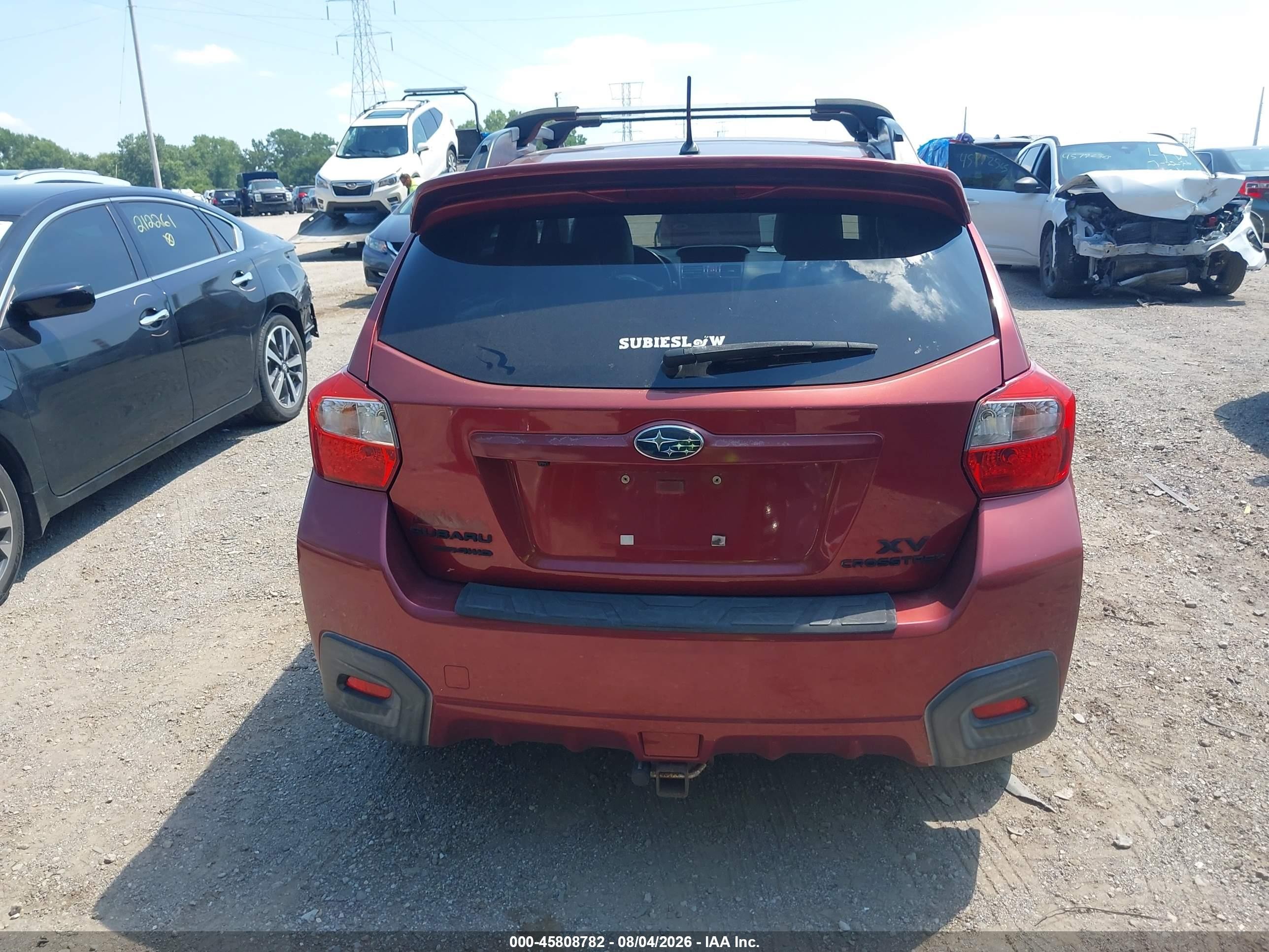 2013 Subaru Xv Crosstrek 2.0i Limited Красный vin: JF2GPAGC9D2893765