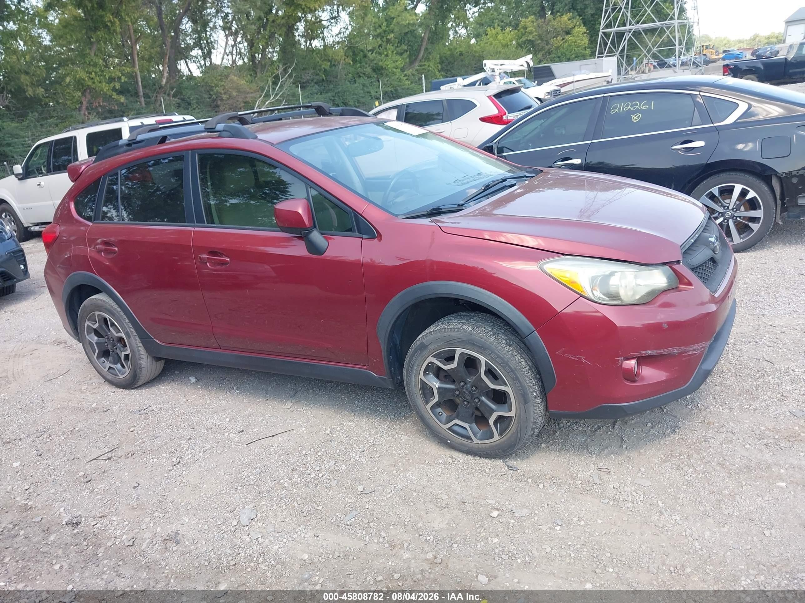 2013 Subaru Xv Crosstrek 2.0i Limited Красный vin: JF2GPAGC9D2893765