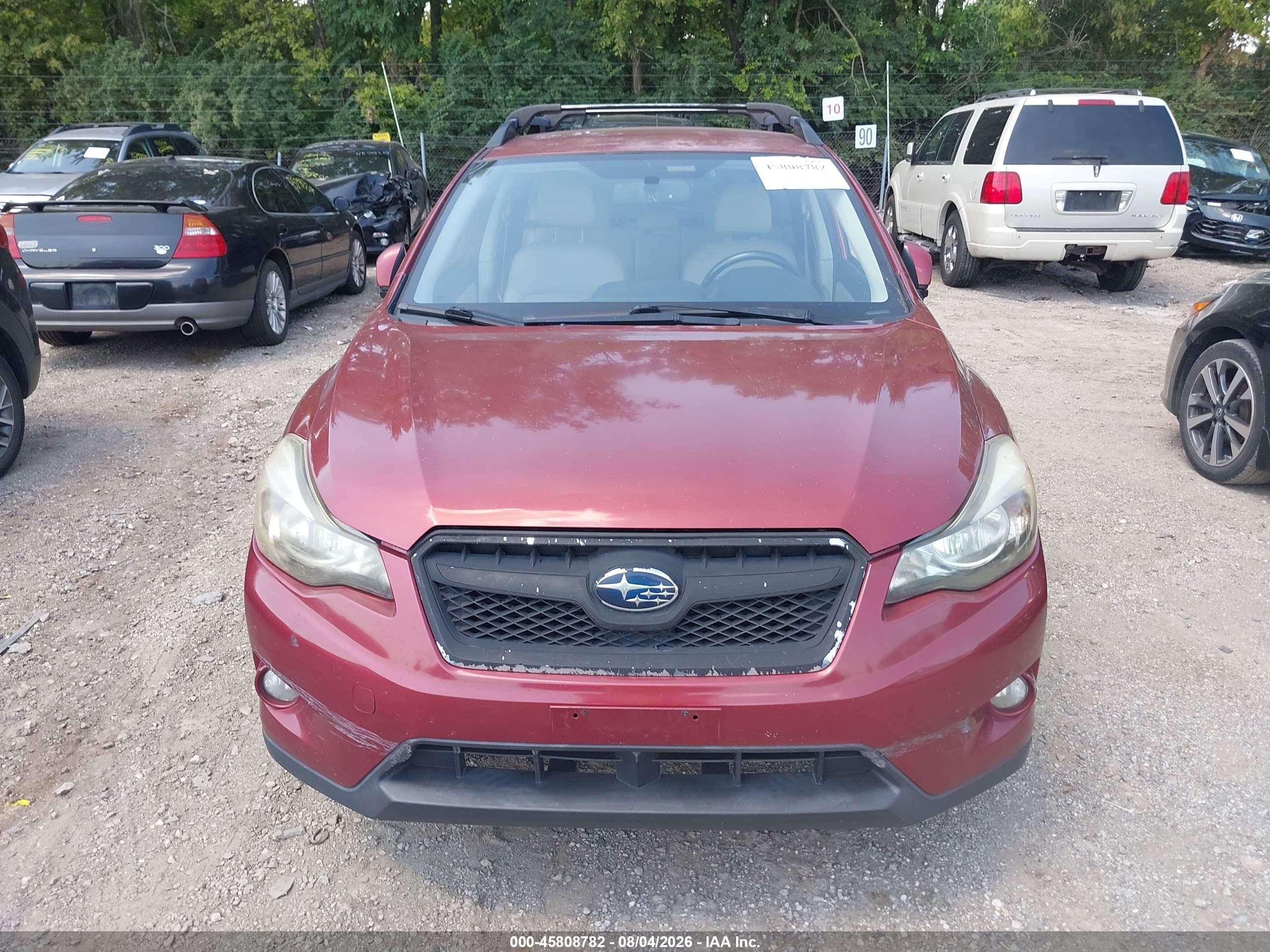 2013 Subaru Xv Crosstrek 2.0i Limited Красный vin: JF2GPAGC9D2893765
