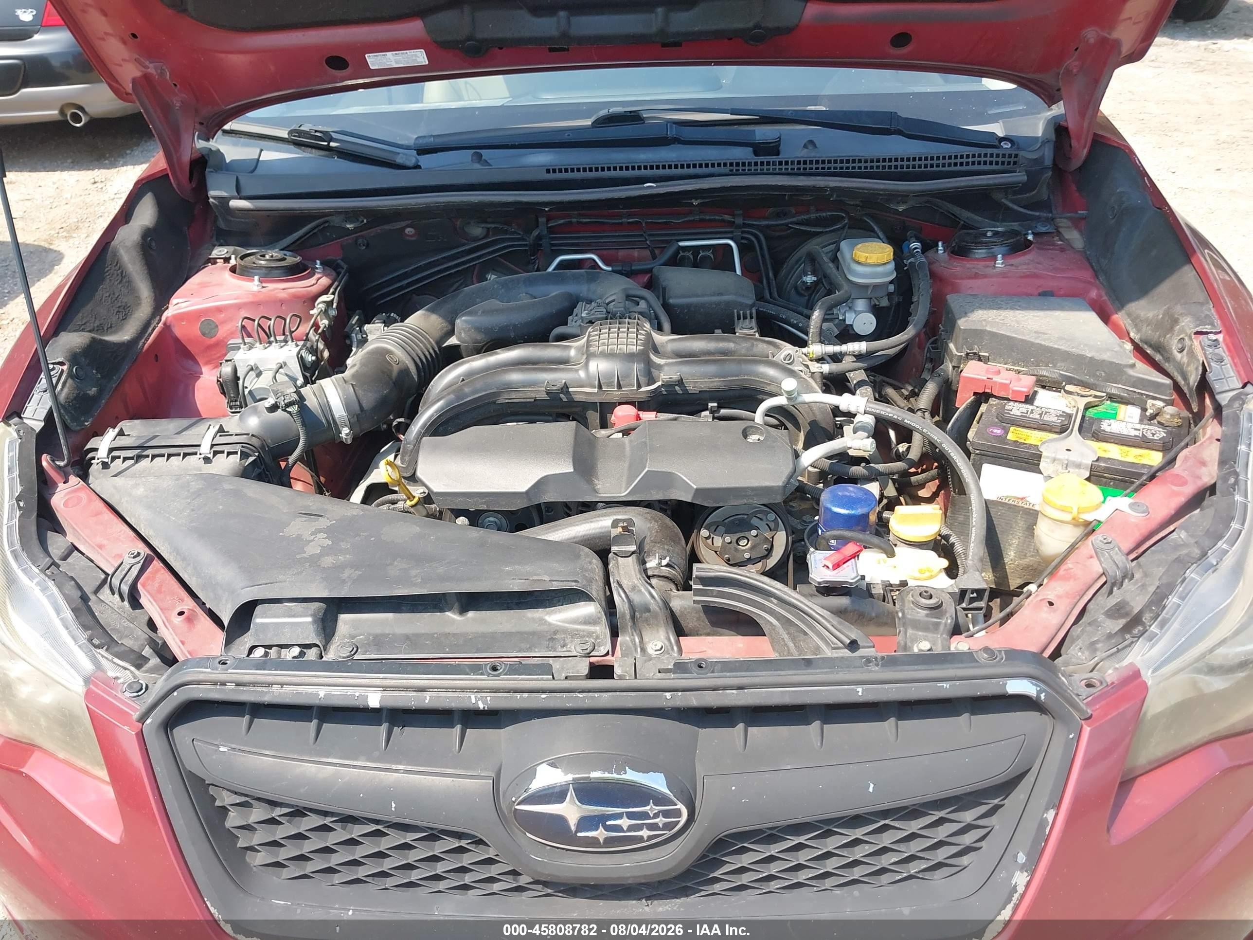 2013 Subaru Xv Crosstrek 2.0i Limited Красный vin: JF2GPAGC9D2893765