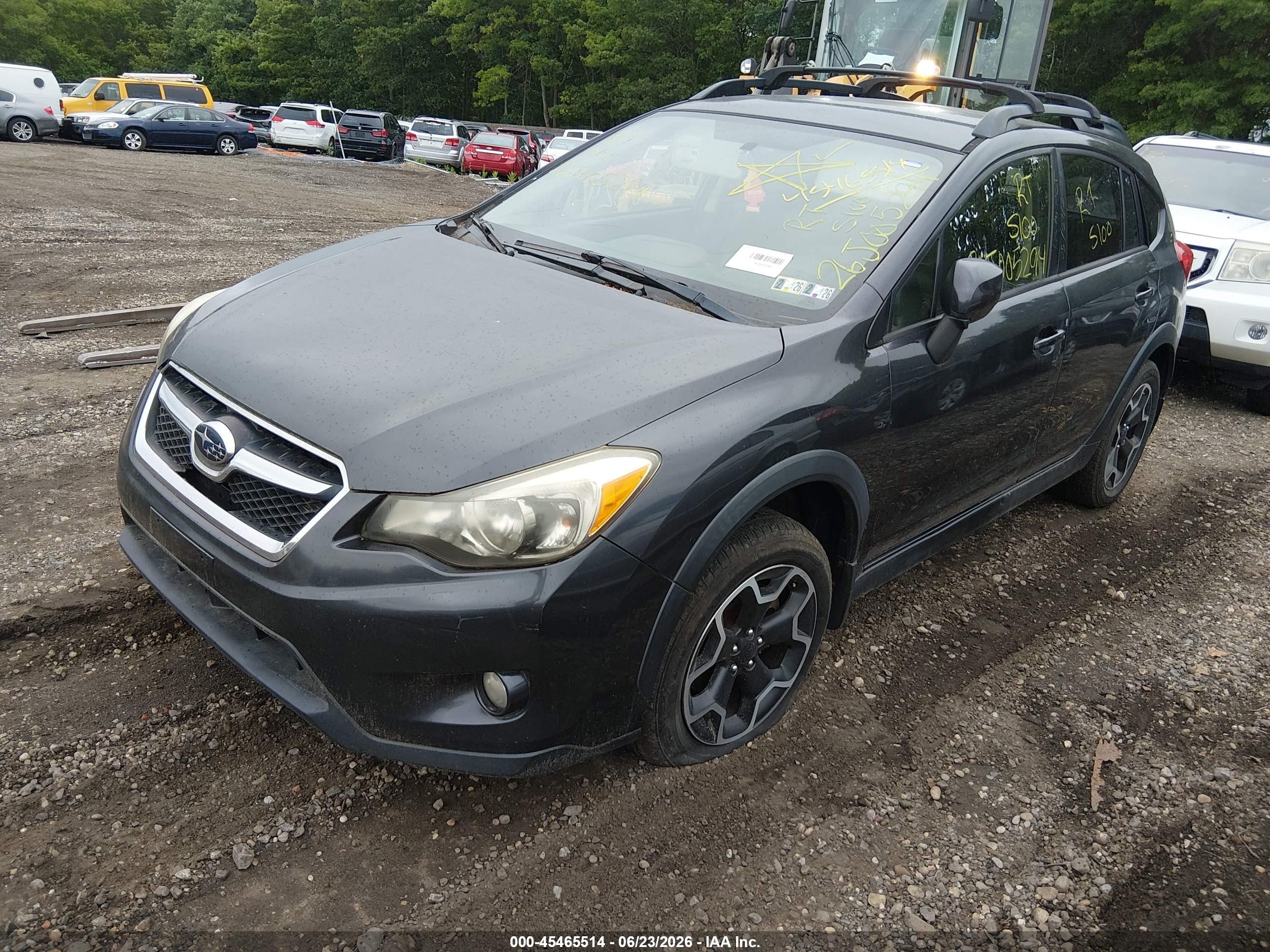 2014 Subaru Xv Crosstrek 2.0i Limited Gray vin: JF2GPAGC9E8223471
