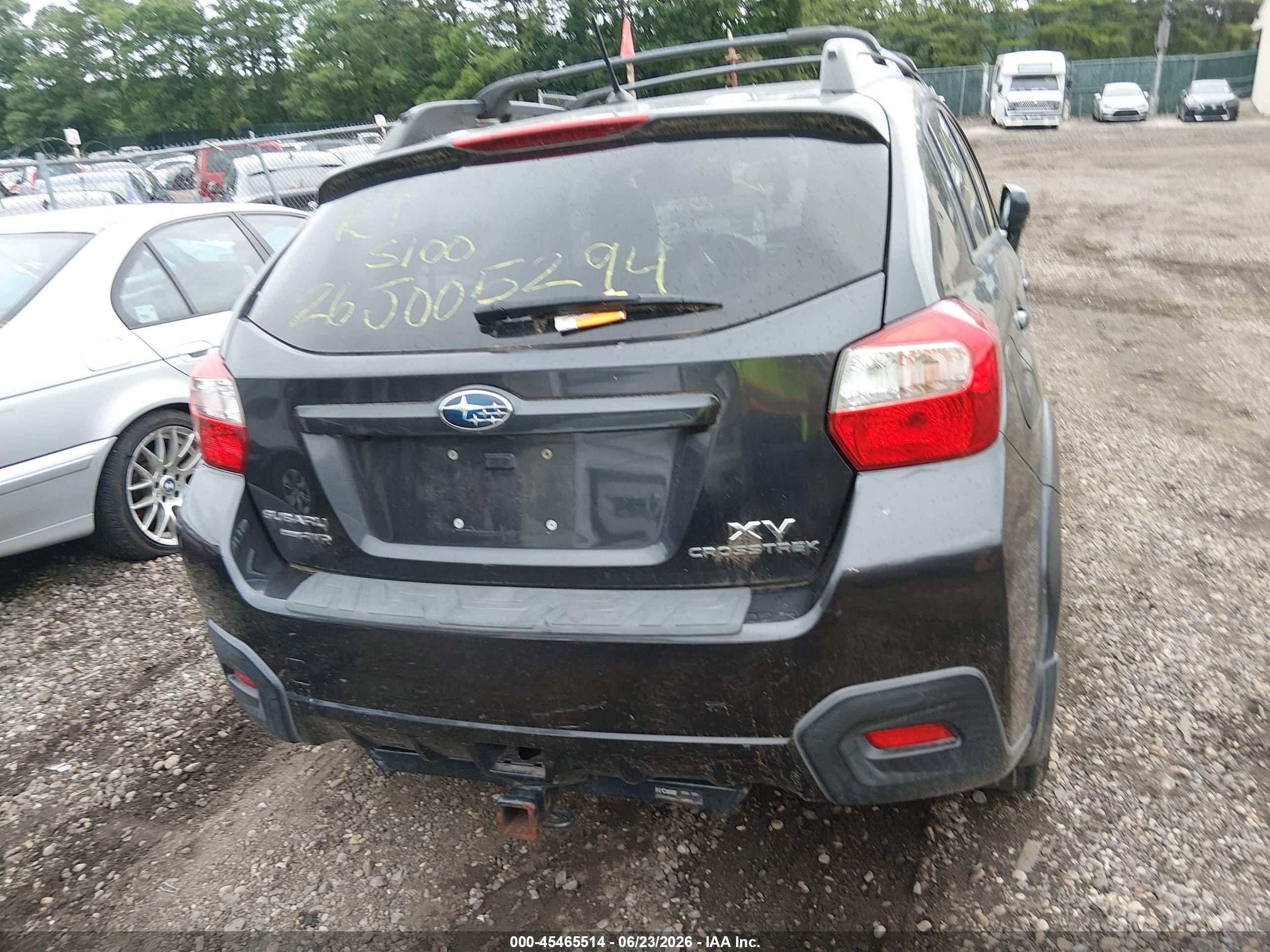 2014 Subaru Xv Crosstrek 2.0i Limited Gray vin: JF2GPAGC9E8223471