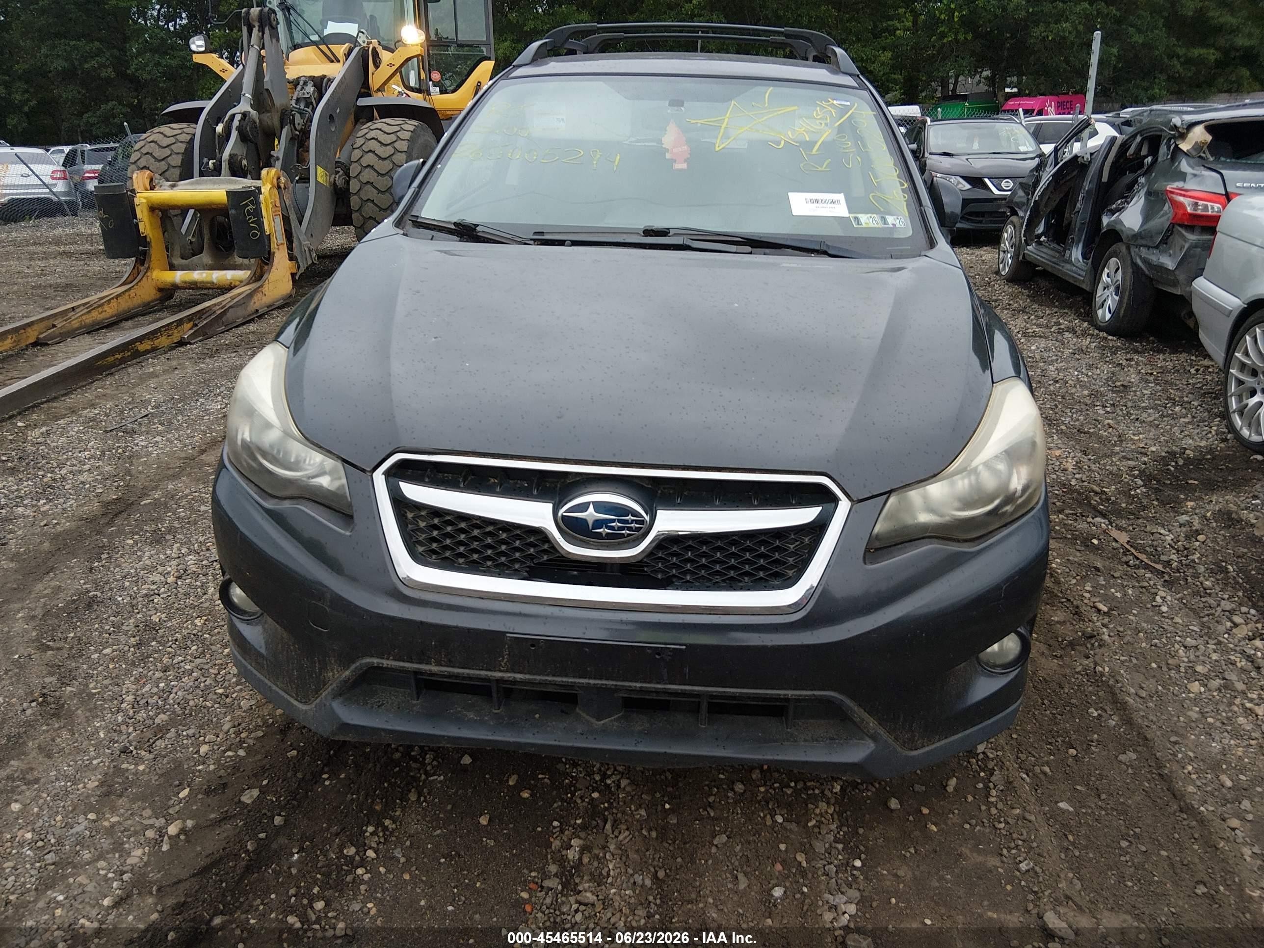 2014 Subaru Xv Crosstrek 2.0i Limited Gray vin: JF2GPAGC9E8223471