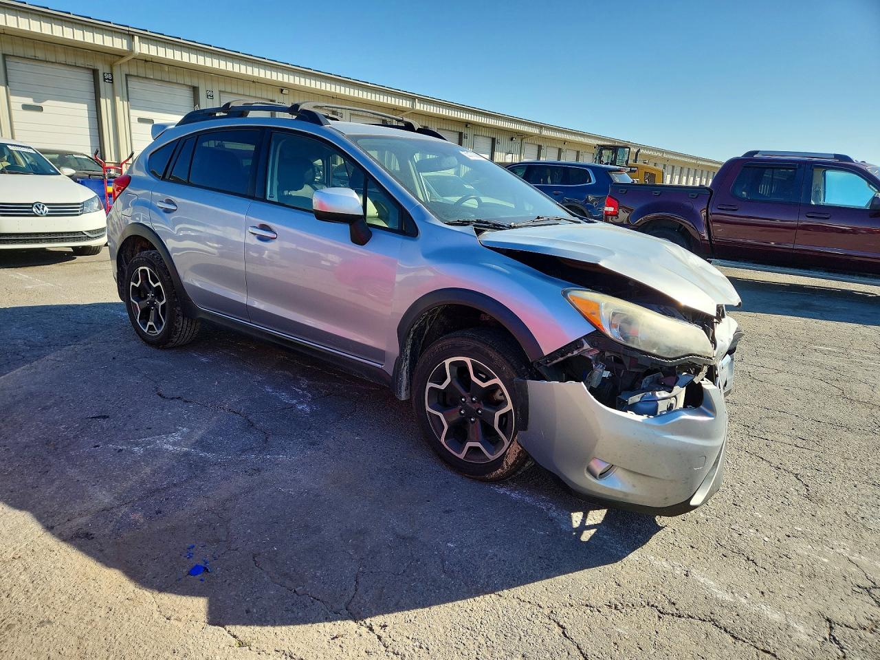 2014 Subaru Xv Crosstrek 2.0 Limited Silver vin: JF2GPAGC9E8241467