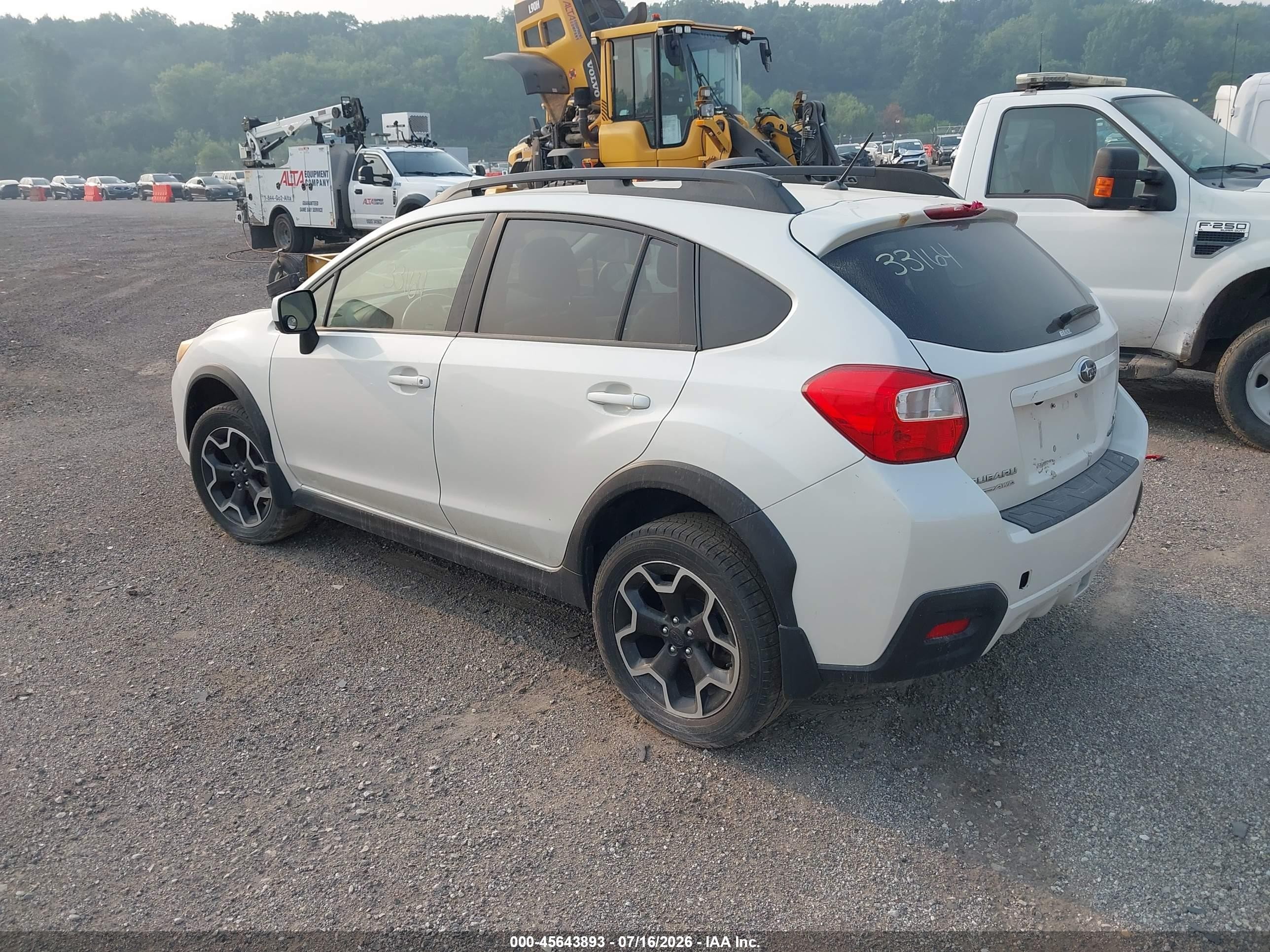 2014 Subaru Xv Crosstrek 2.0i Limited White vin: JF2GPAGC9E8254087