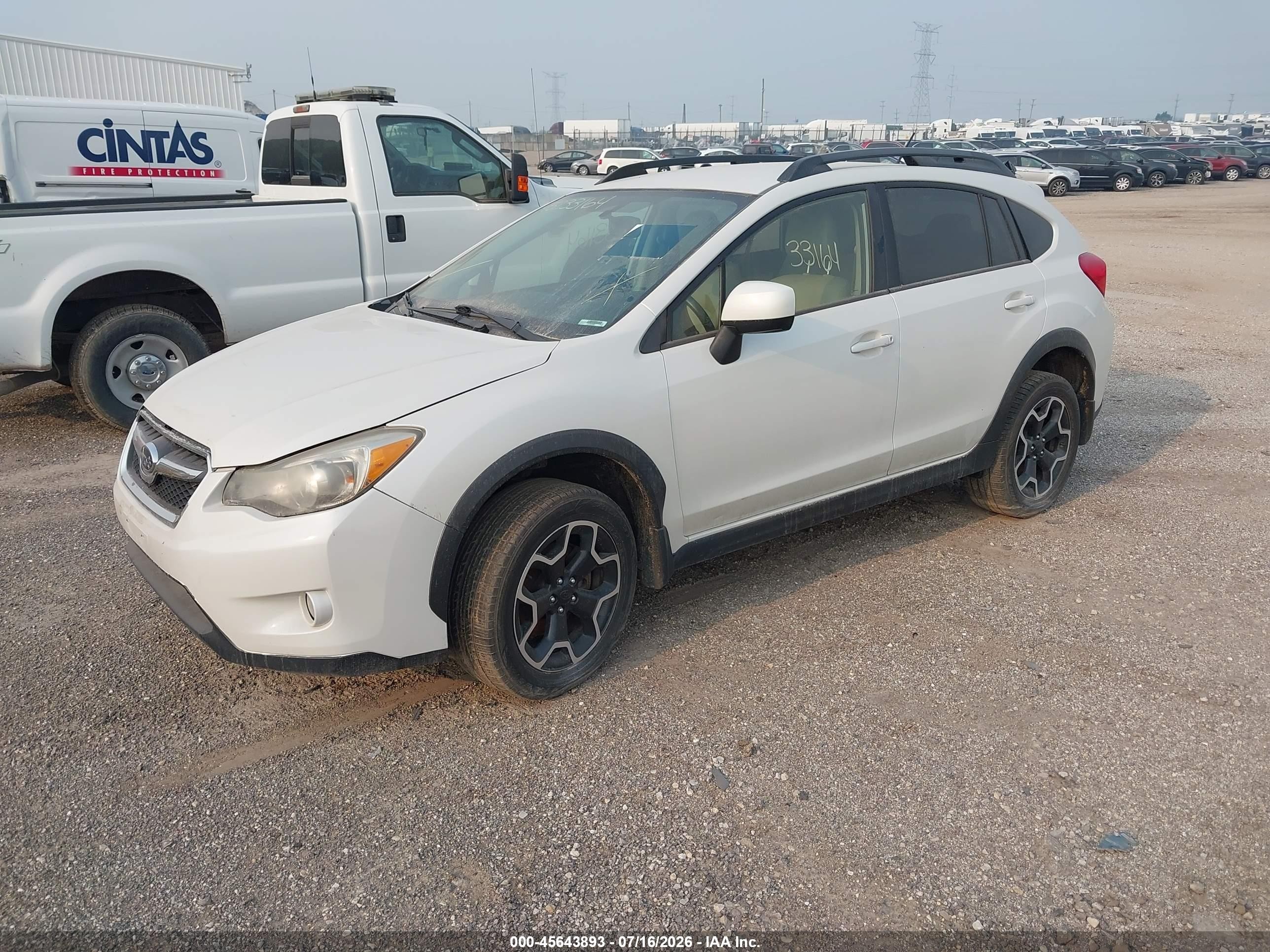2014 Subaru Xv Crosstrek 2.0i Limited White vin: JF2GPAGC9E8254087
