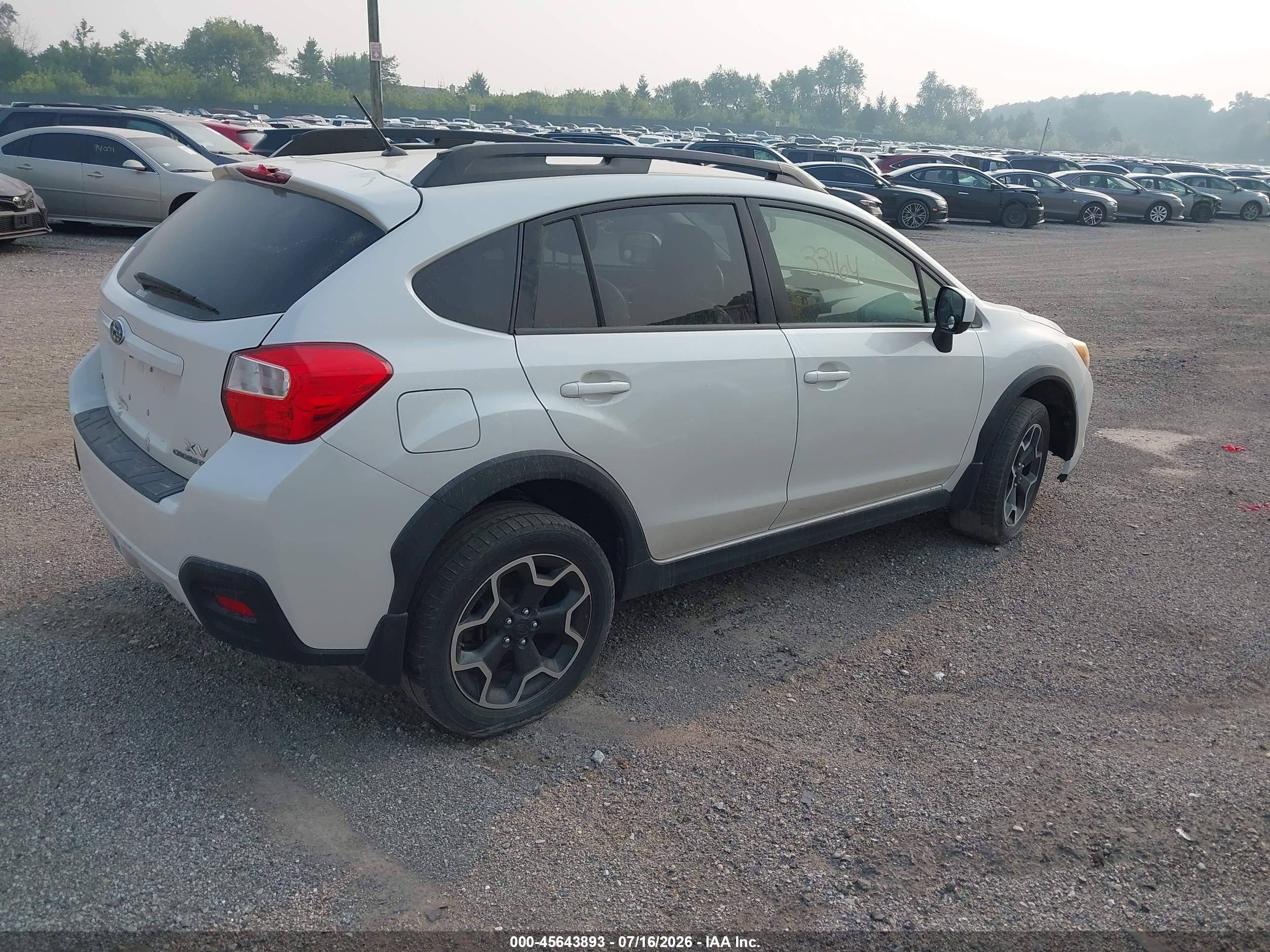 2014 Subaru Xv Crosstrek 2.0i Limited White vin: JF2GPAGC9E8254087