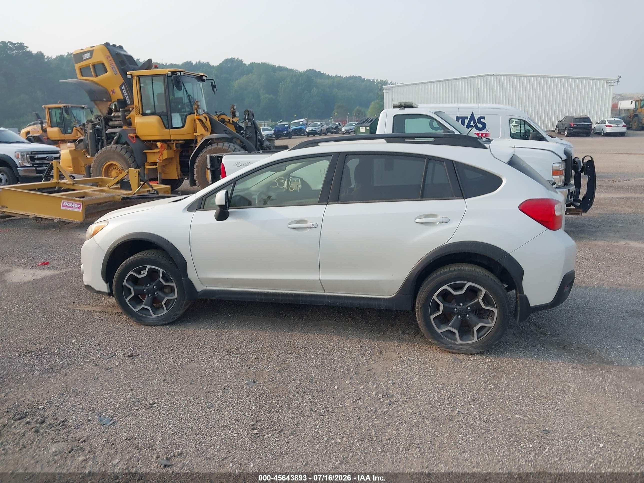2014 Subaru Xv Crosstrek 2.0i Limited White vin: JF2GPAGC9E8254087