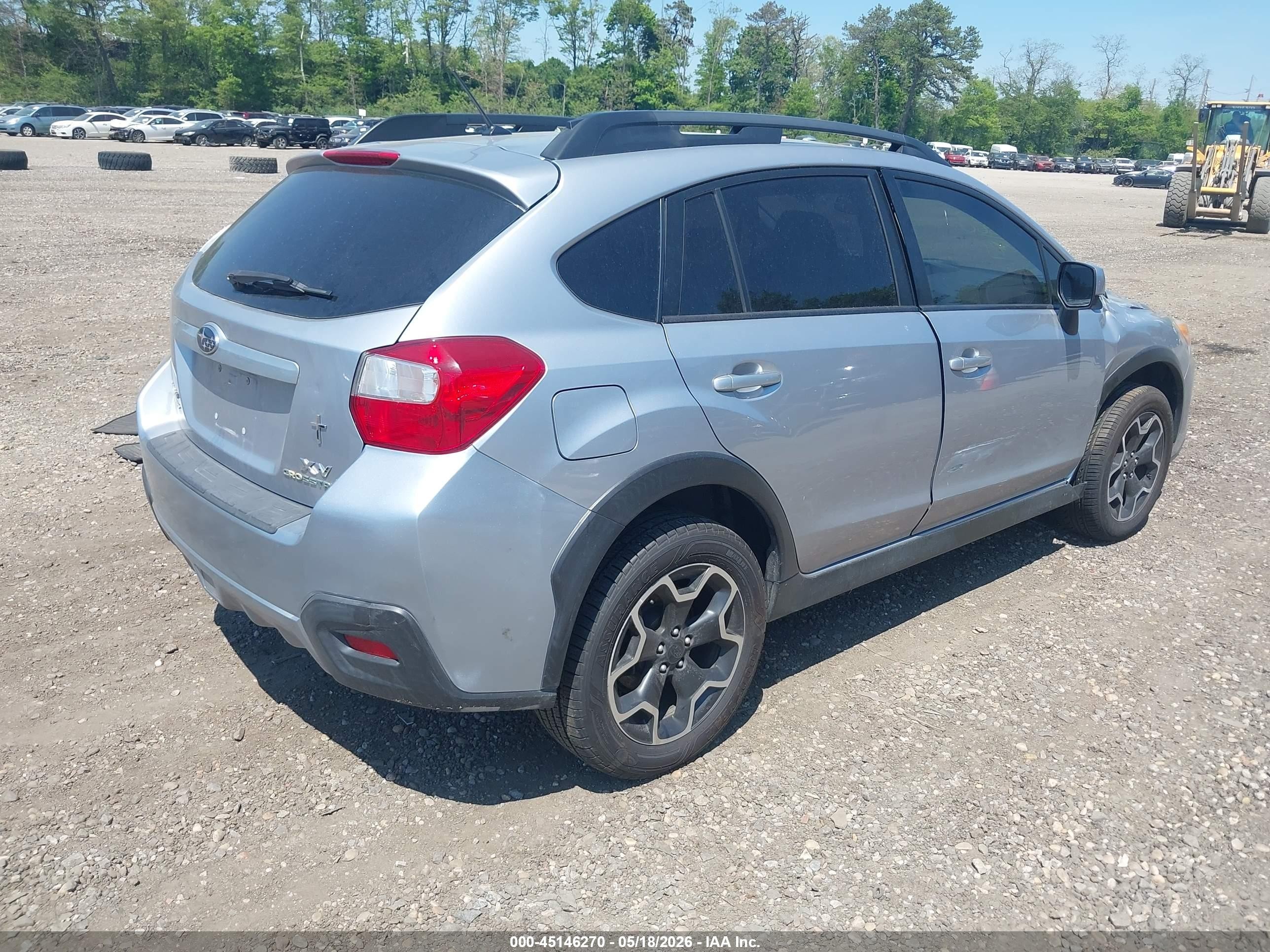 2014 Subaru Xv Crosstrek 2.0i Limited Silver vin: JF2GPAGC9E8280334