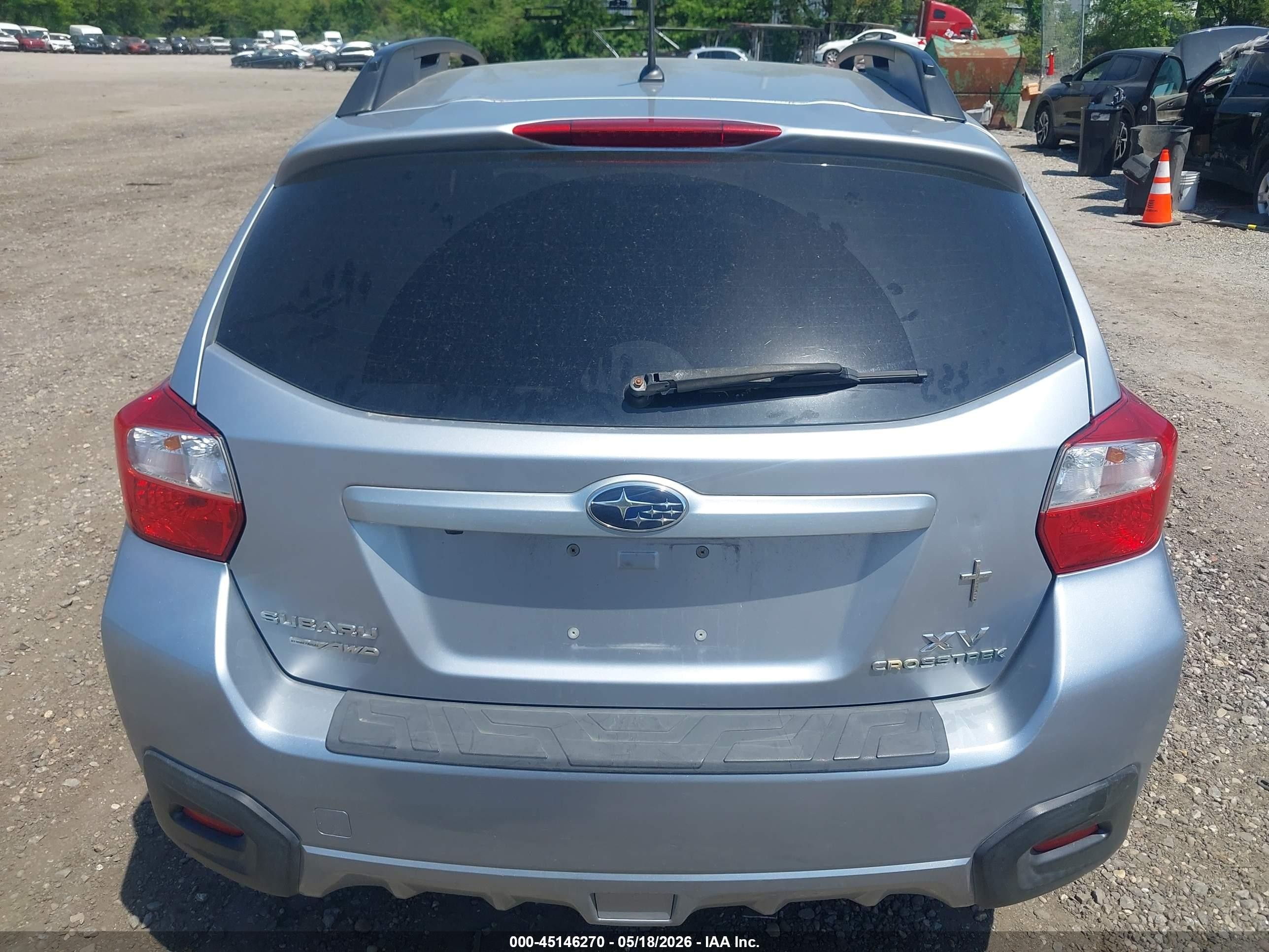2014 Subaru Xv Crosstrek 2.0i Limited Silver vin: JF2GPAGC9E8280334