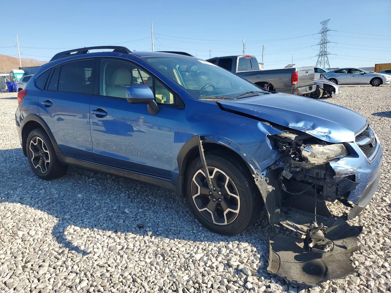 2014 Subaru Xv Crosstrek 2.0 Limited Blue vin: JF2GPAGC9E8280785