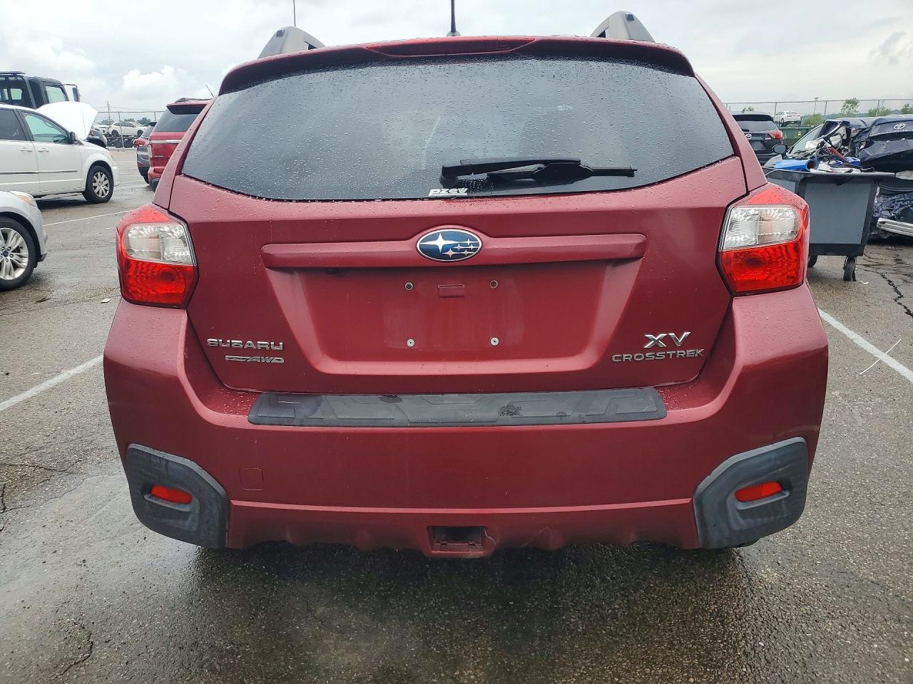2014 Subaru Xv Crosstrek 2.0 Limited Burgundy vin: JF2GPAGC9E8283895