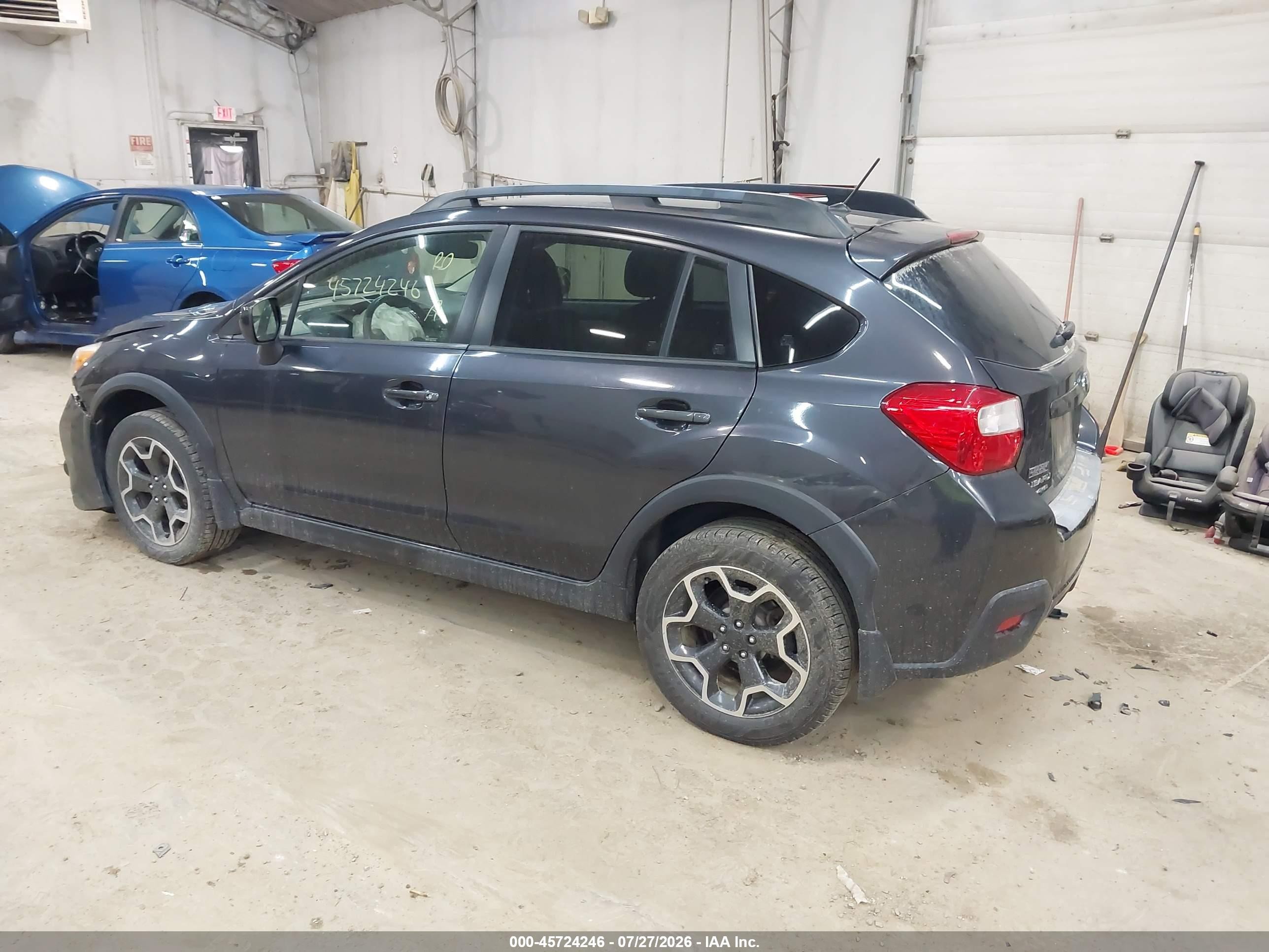 2014 Subaru Xv Crosstrek 2.0i Limited Gray vin: JF2GPAGC9E8286764