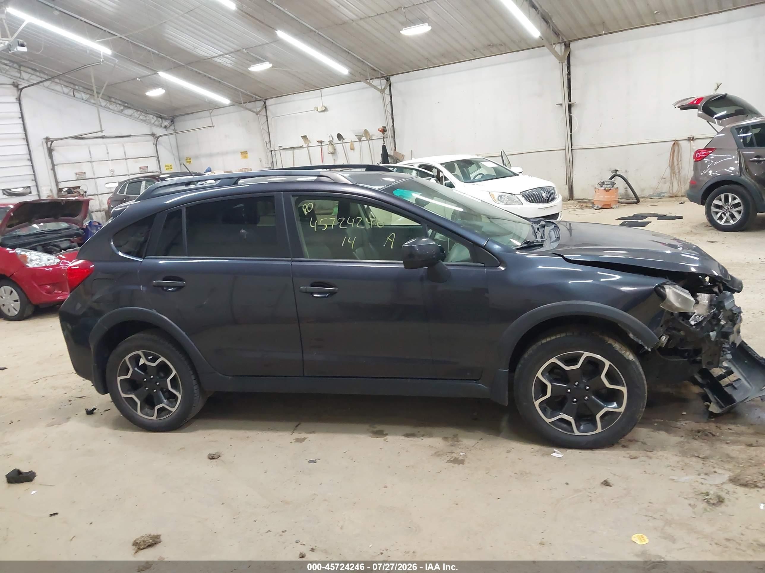 2014 Subaru Xv Crosstrek 2.0i Limited Gray vin: JF2GPAGC9E8286764