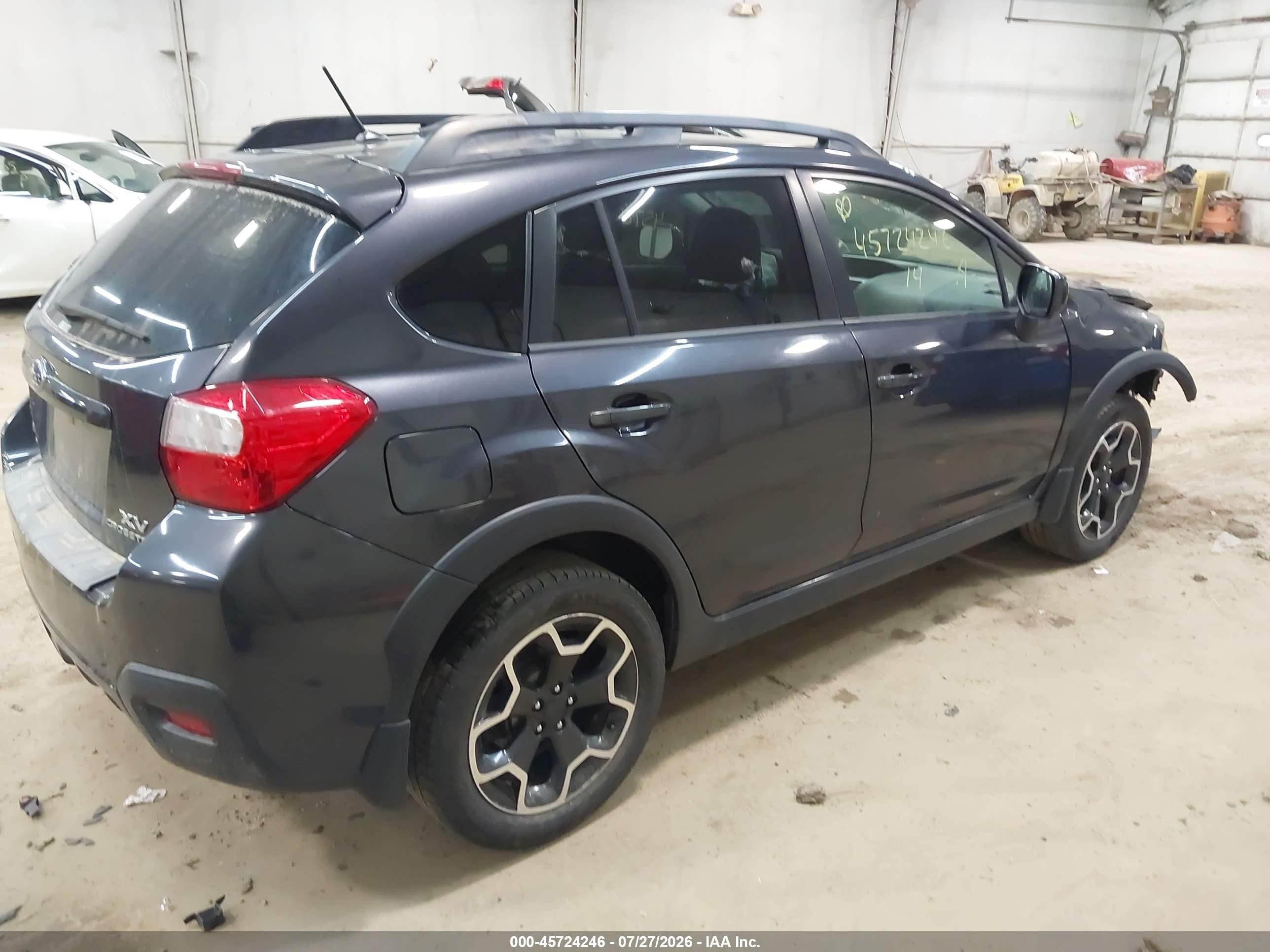 2014 Subaru Xv Crosstrek 2.0i Limited Gray vin: JF2GPAGC9E8286764