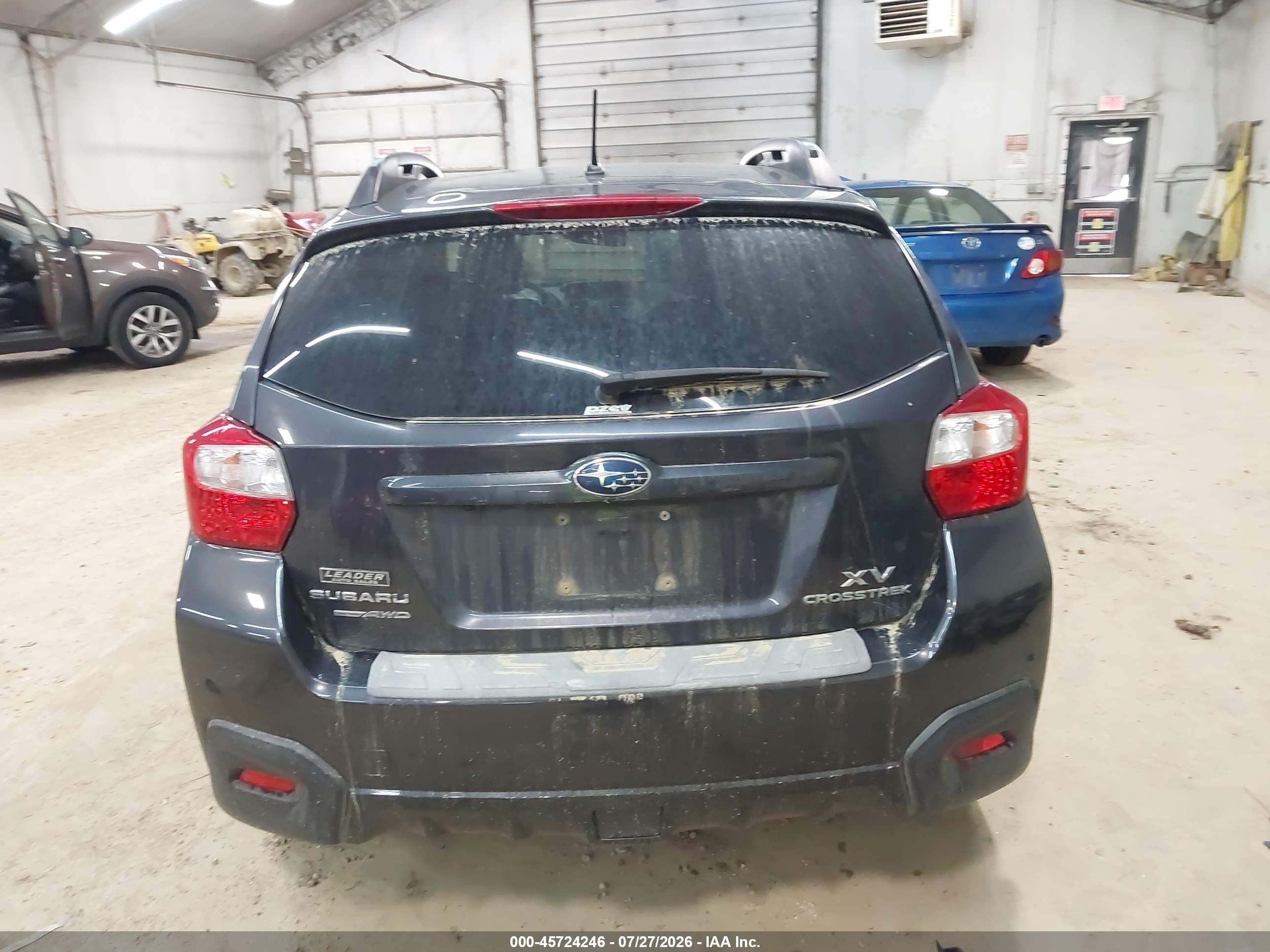 2014 Subaru Xv Crosstrek 2.0i Limited Gray vin: JF2GPAGC9E8286764