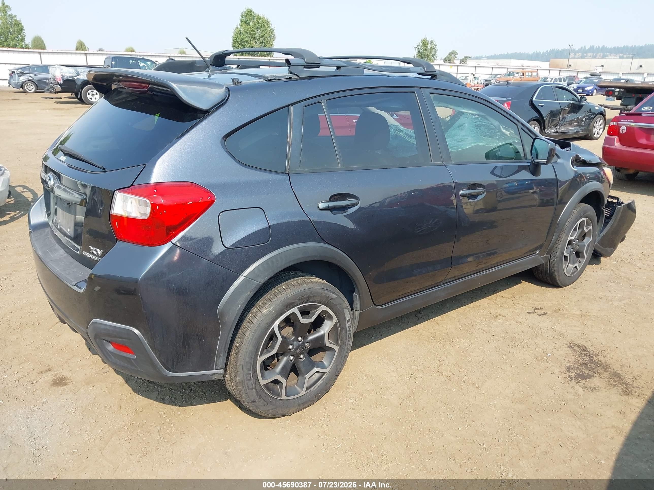 2014 Subaru Xv Crosstrek 2.0i Limited Dark Blue vin: JF2GPAGC9E8325546