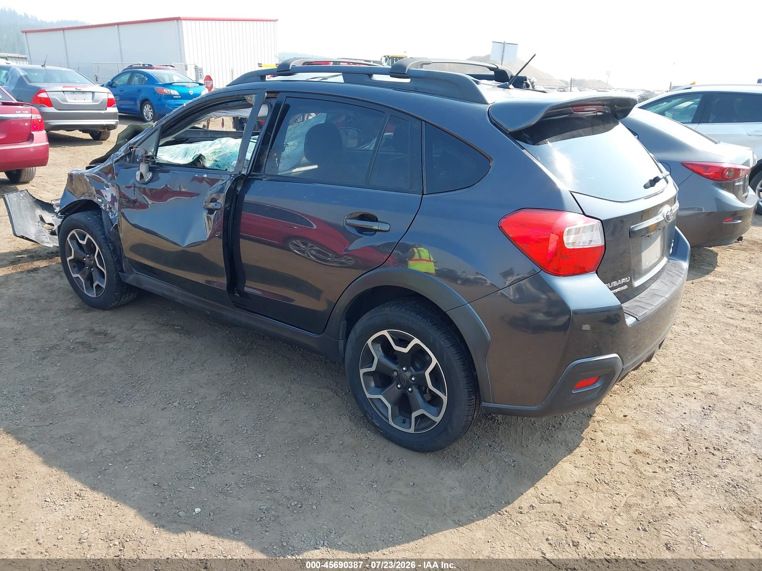 2014 Subaru Xv Crosstrek 2.0i Limited Dark Blue vin: JF2GPAGC9E8325546