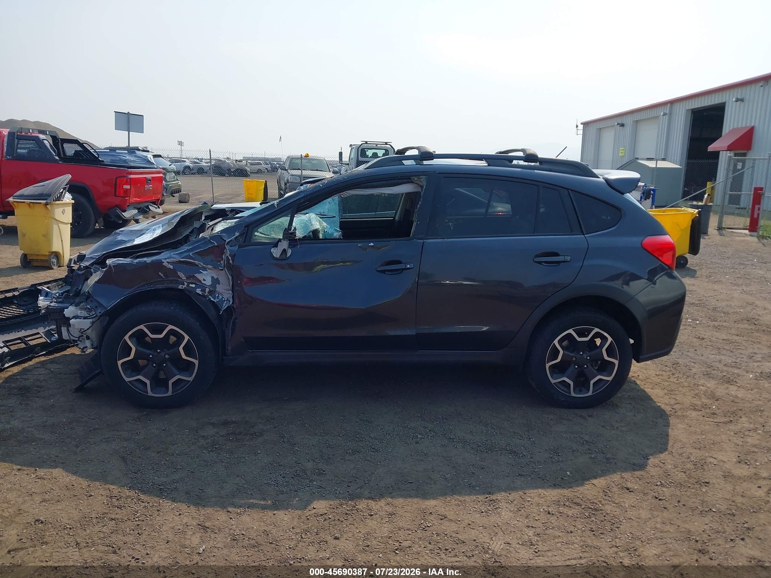 2014 Subaru Xv Crosstrek 2.0i Limited Dark Blue vin: JF2GPAGC9E8325546