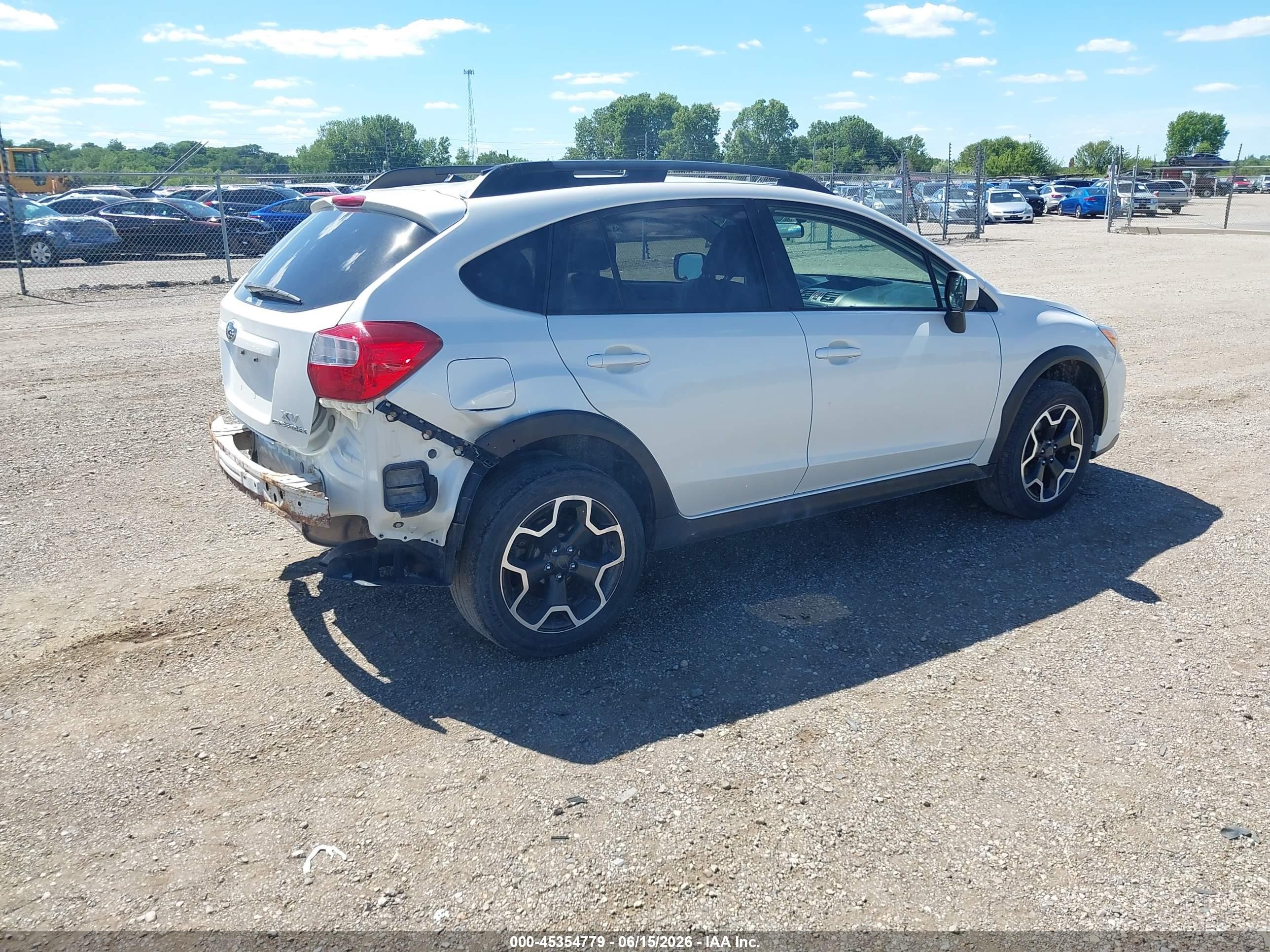 2013 Subaru Xv Crosstrek 2.0i Limited White vin: JF2GPAGCXD2834370