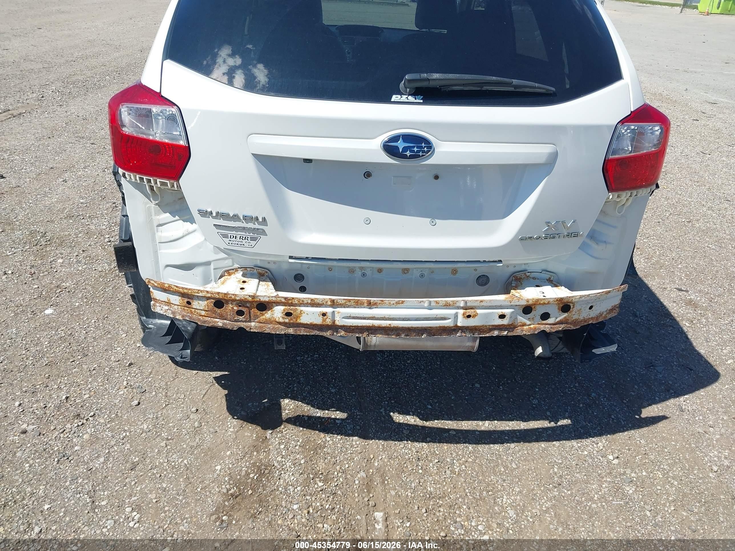 2013 Subaru Xv Crosstrek 2.0i Limited White vin: JF2GPAGCXD2834370