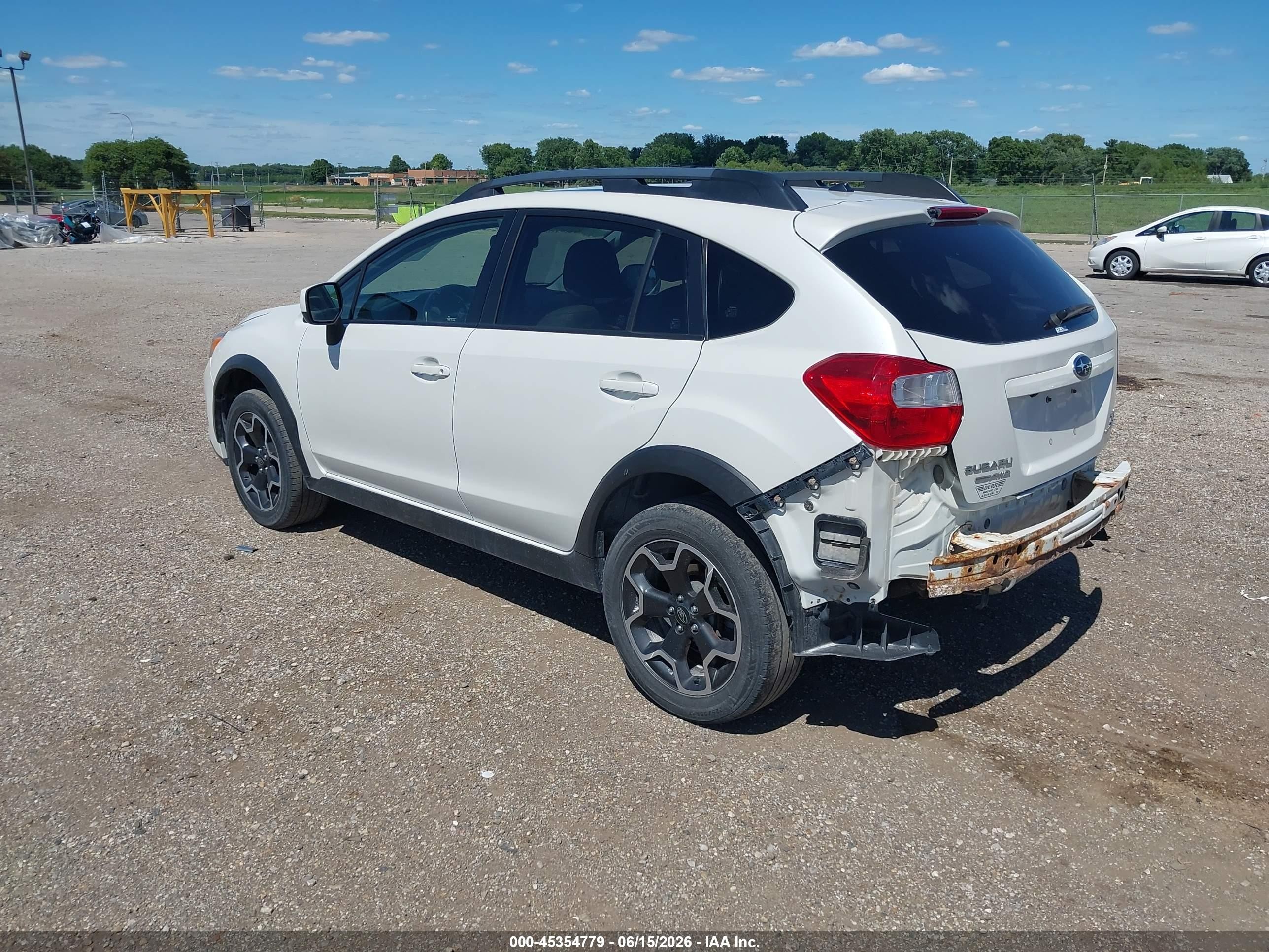 2013 Subaru Xv Crosstrek 2.0i Limited White vin: JF2GPAGCXD2834370