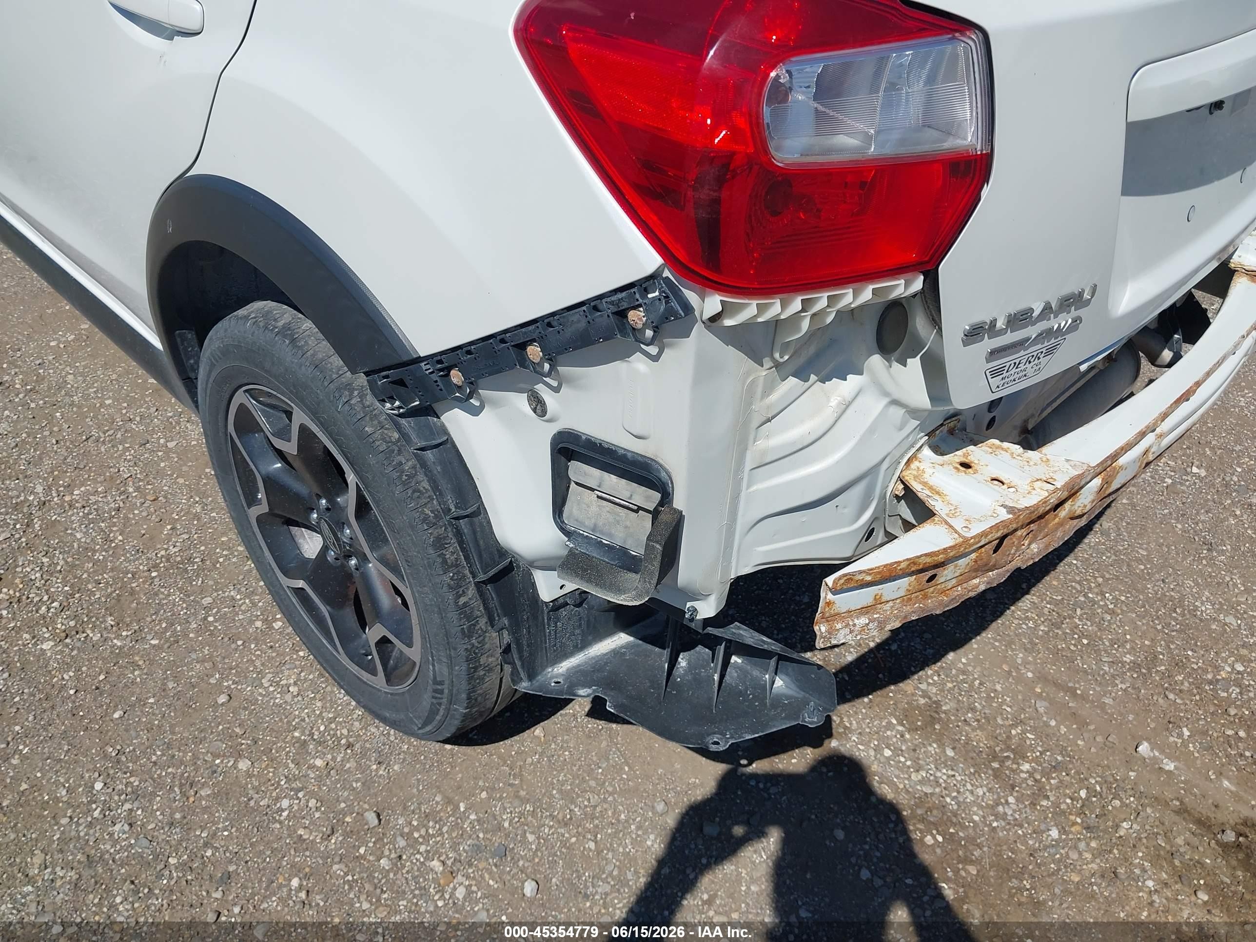2013 Subaru Xv Crosstrek 2.0i Limited White vin: JF2GPAGCXD2834370