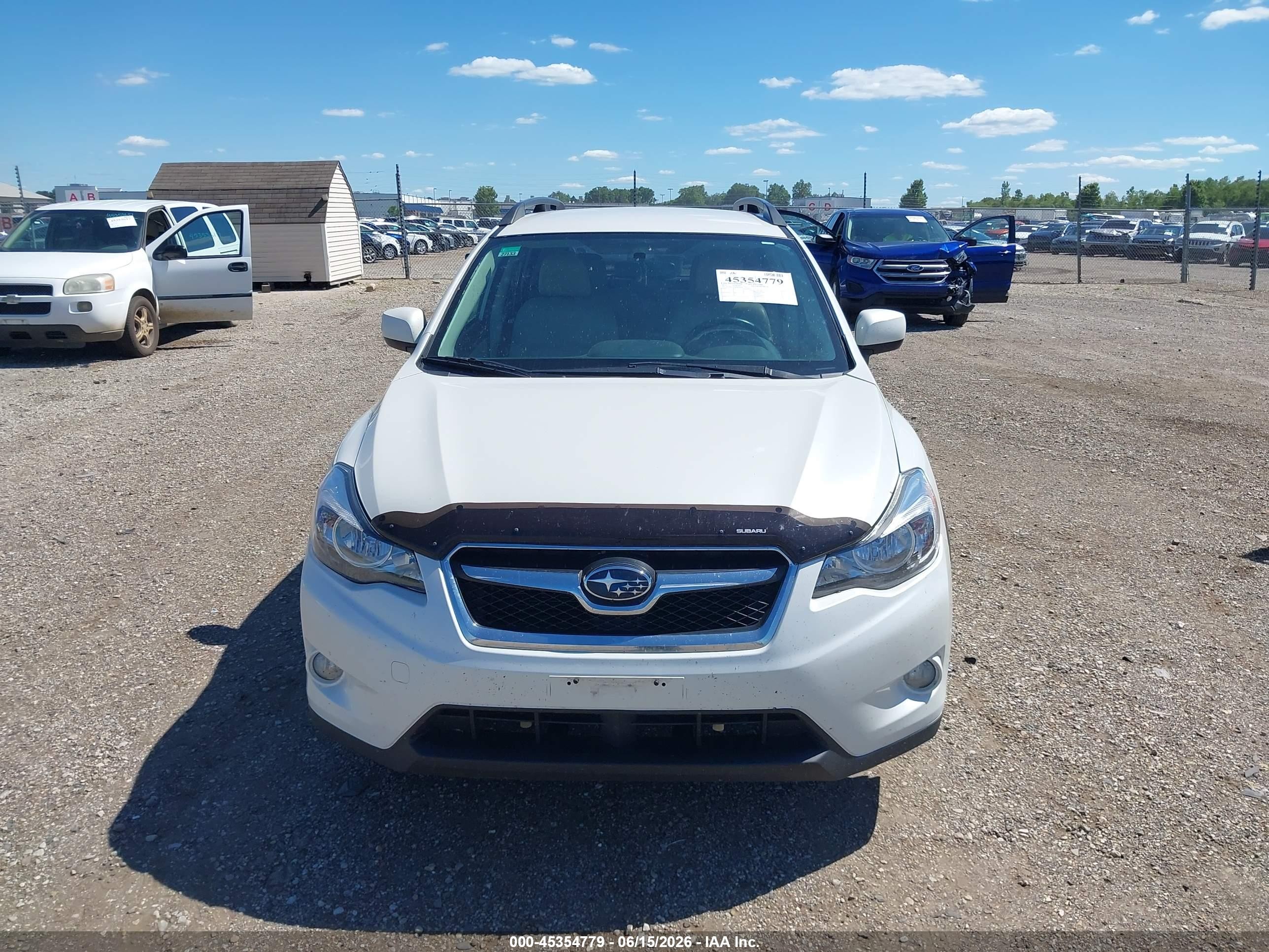 2013 Subaru Xv Crosstrek 2.0i Limited White vin: JF2GPAGCXD2834370