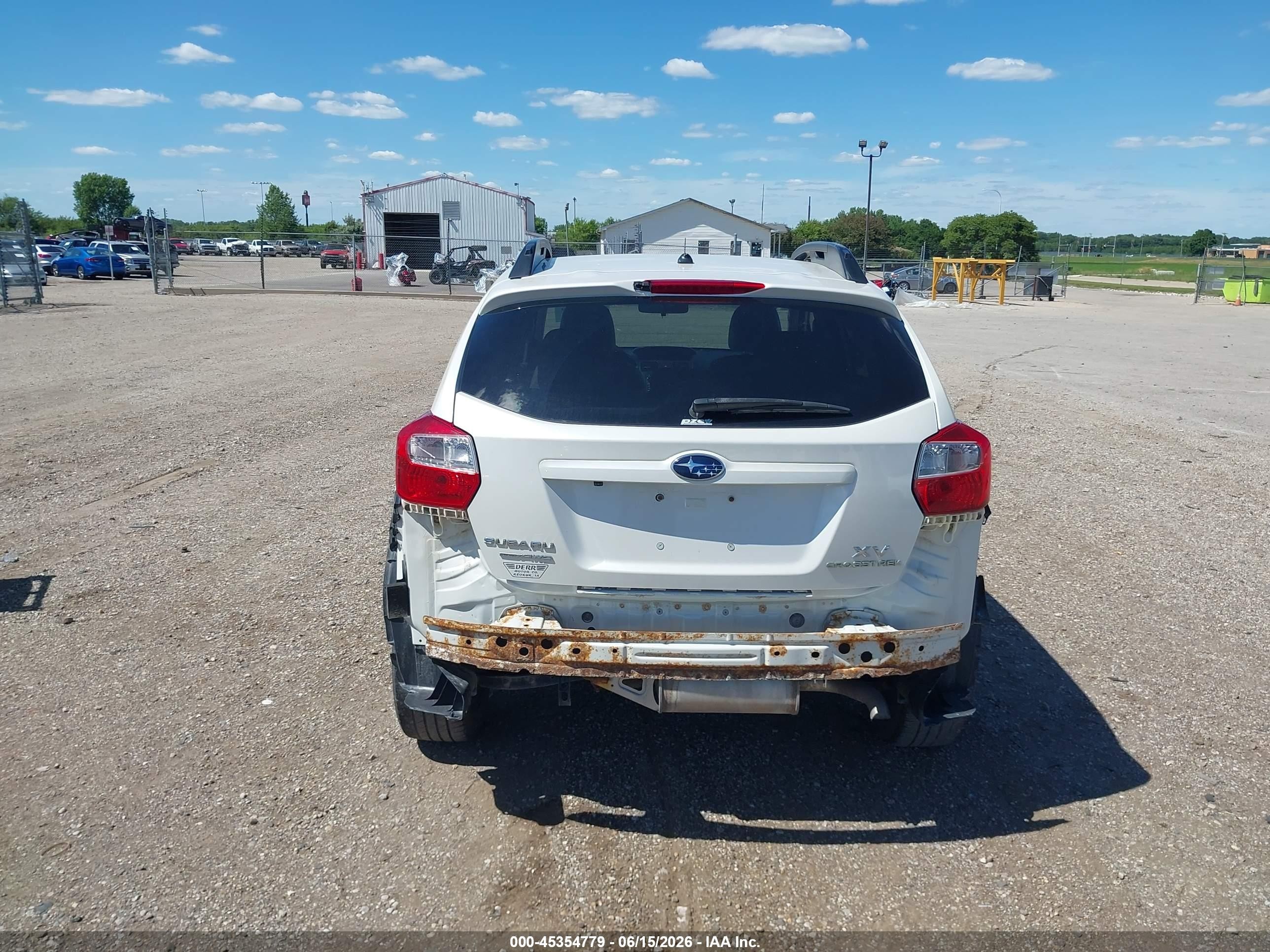2013 Subaru Xv Crosstrek 2.0i Limited White vin: JF2GPAGCXD2834370