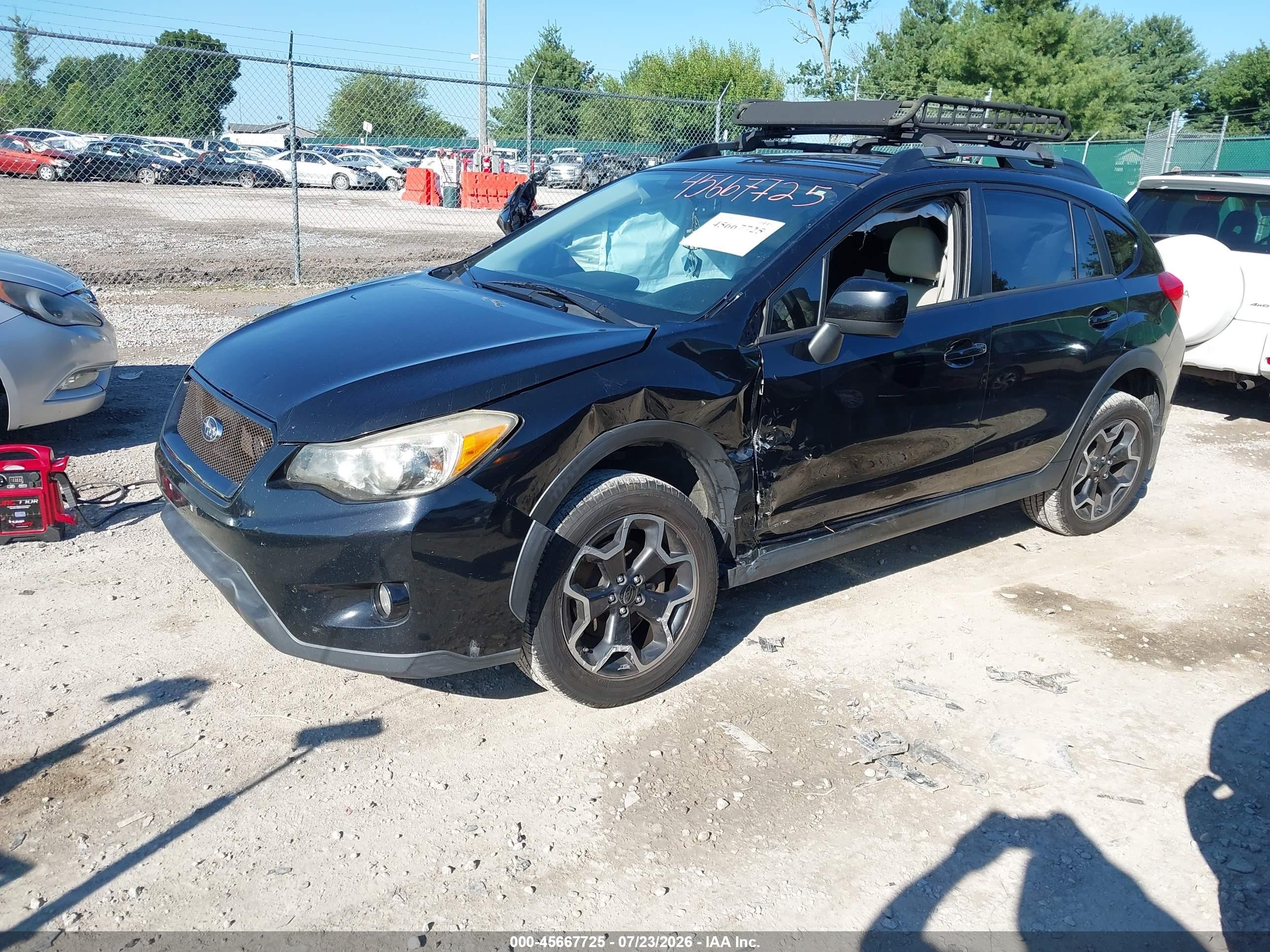 2013 Subaru Xv Crosstrek 2.0i Limited Black vin: JF2GPAGCXDH842899