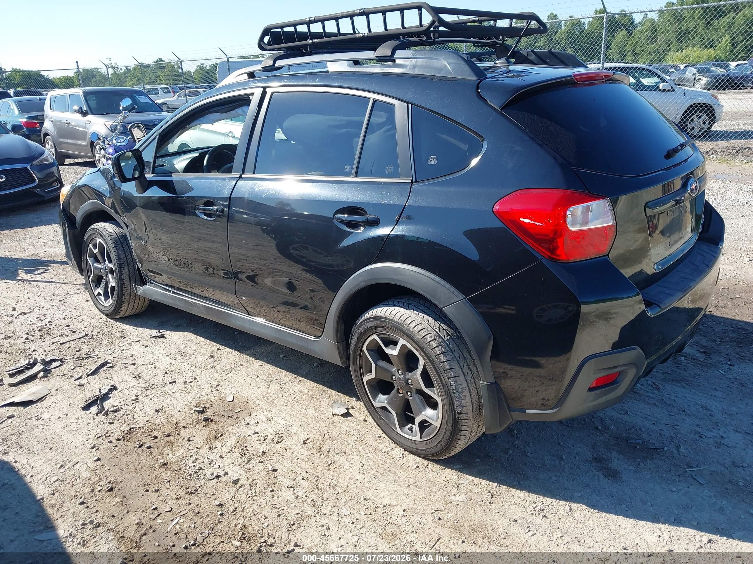 2013 Subaru Xv Crosstrek 2.0i Limited Black vin: JF2GPAGCXDH842899