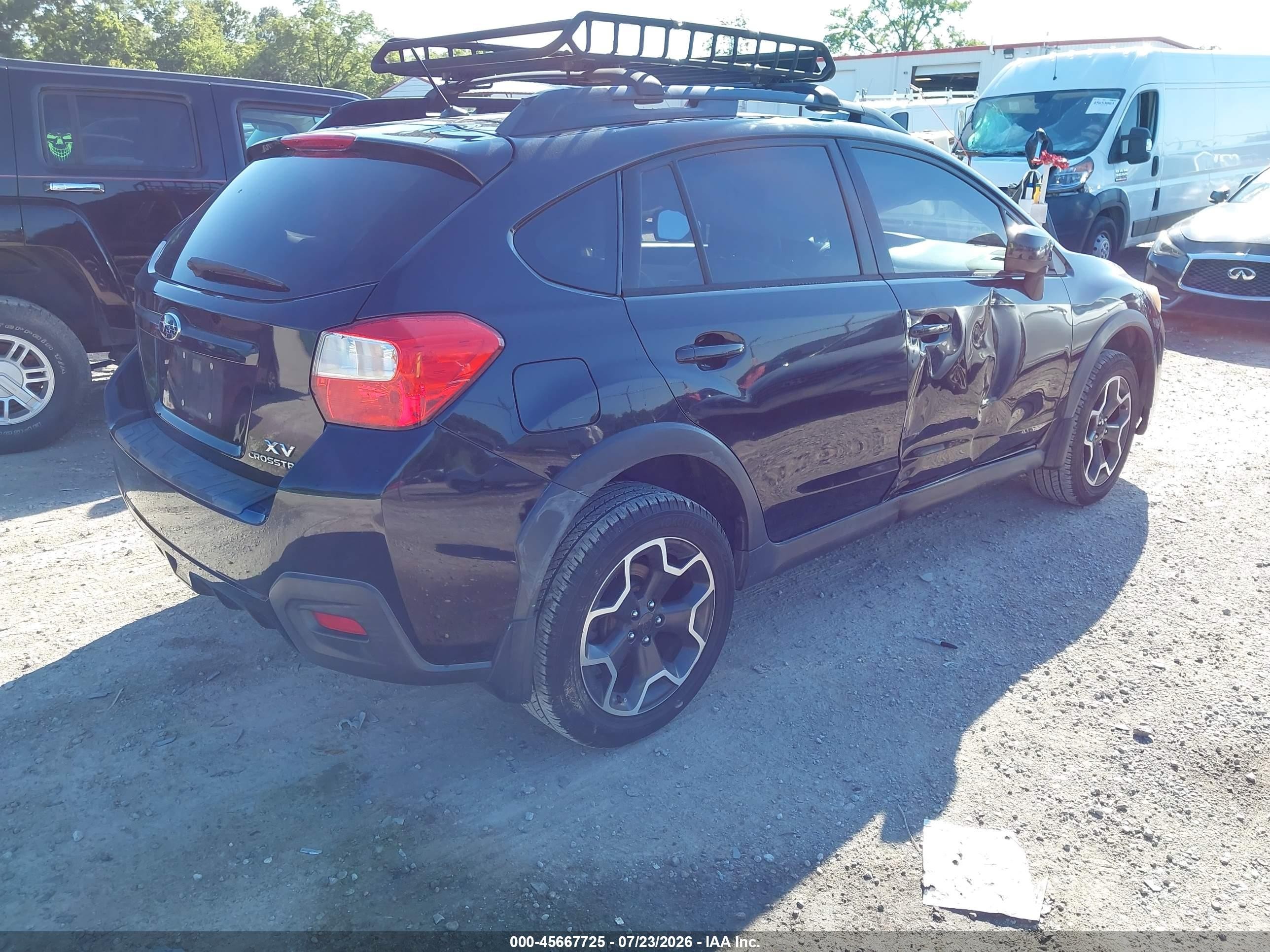 2013 Subaru Xv Crosstrek 2.0i Limited Black vin: JF2GPAGCXDH842899