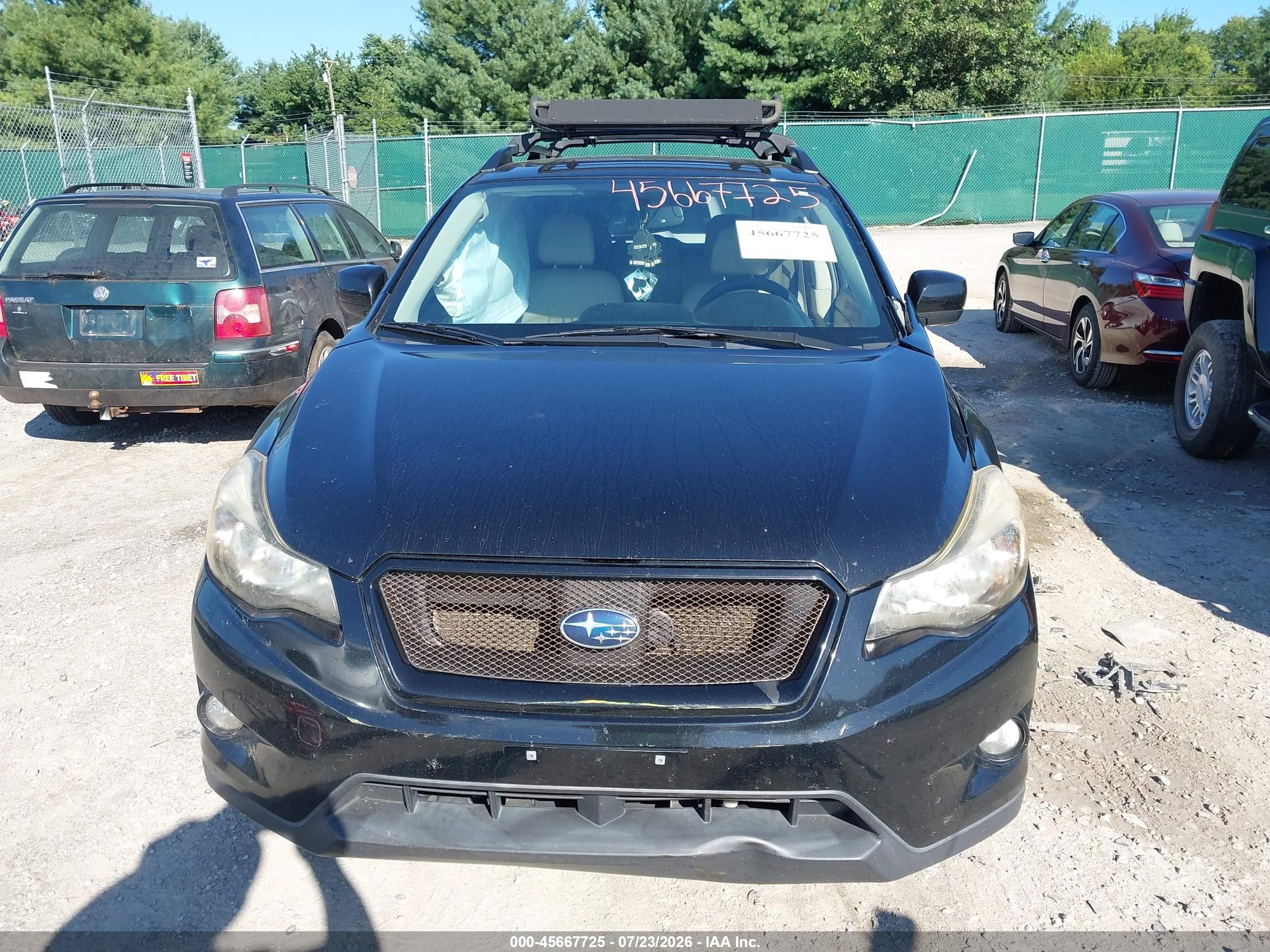 2013 Subaru Xv Crosstrek 2.0i Limited Black vin: JF2GPAGCXDH842899