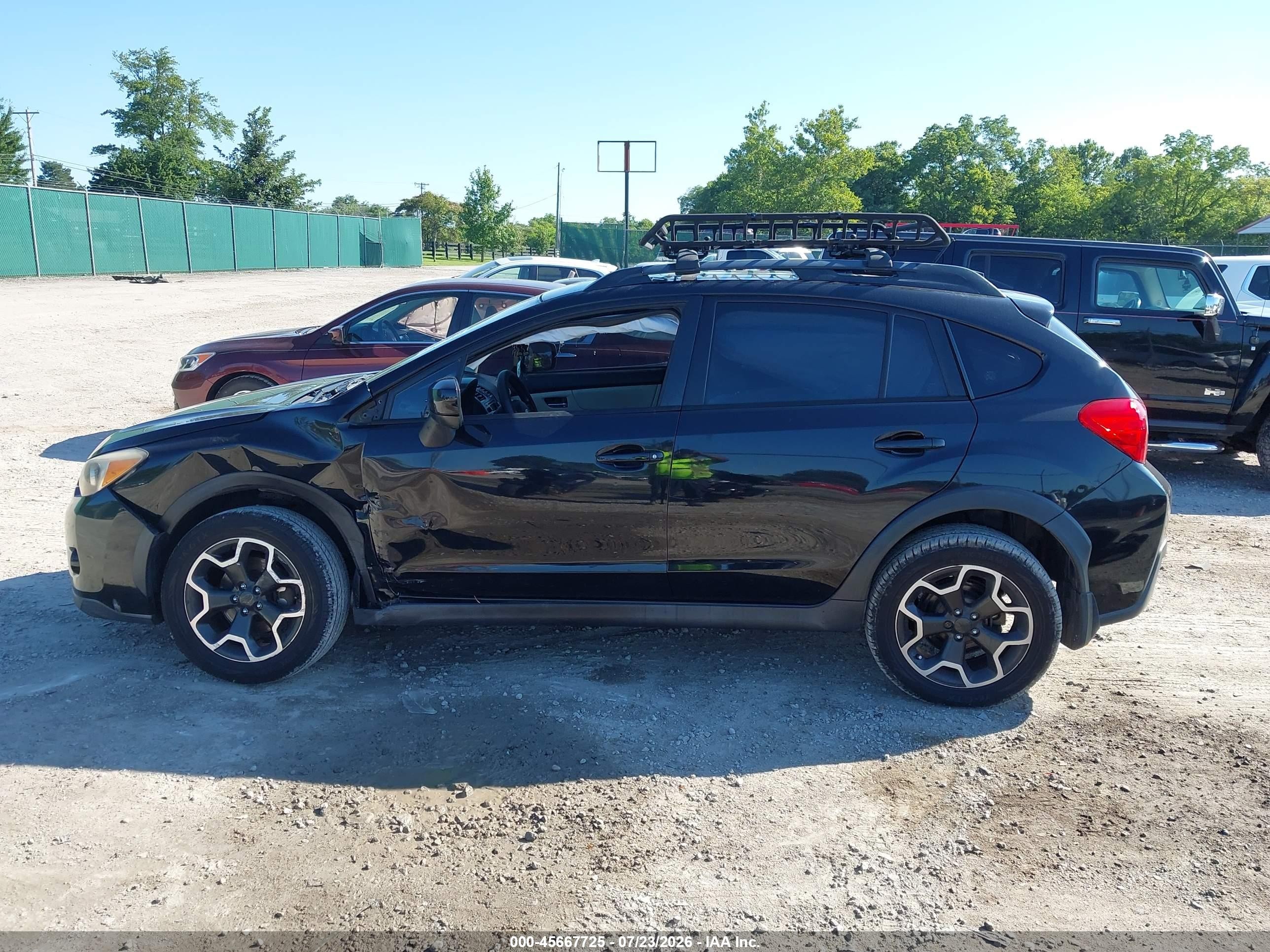 2013 Subaru Xv Crosstrek 2.0i Limited Black vin: JF2GPAGCXDH842899