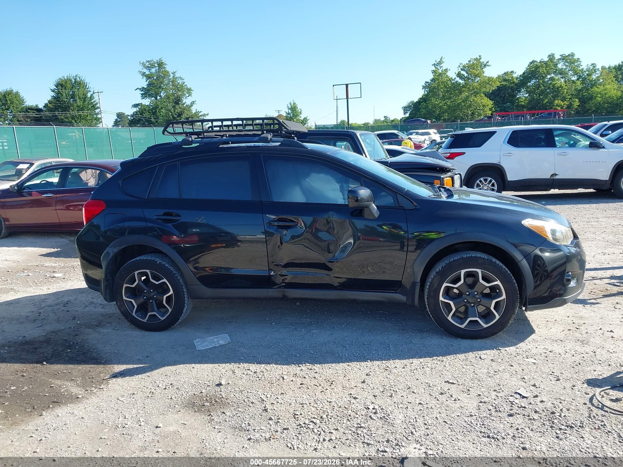 2013 Subaru Xv Crosstrek 2.0i Limited Black vin: JF2GPAGCXDH842899