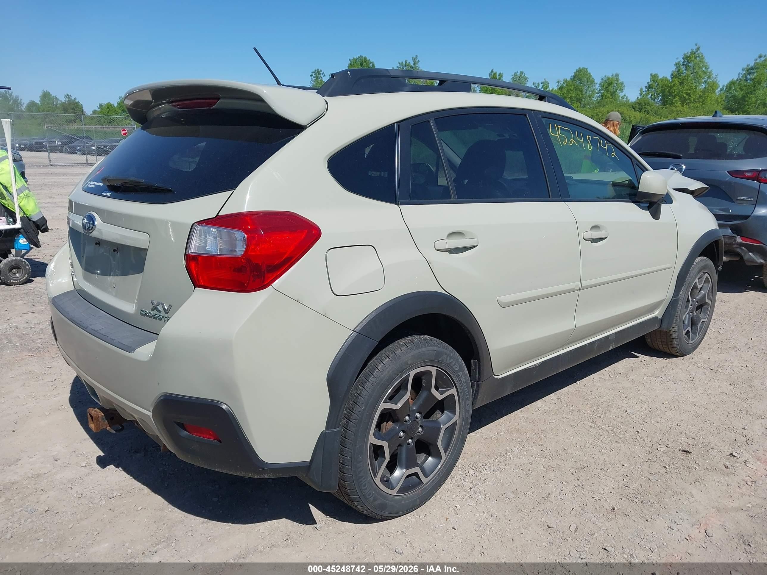 2014 Subaru Xv Crosstrek 2.0i Limited Gray vin: JF2GPAGCXE8211121