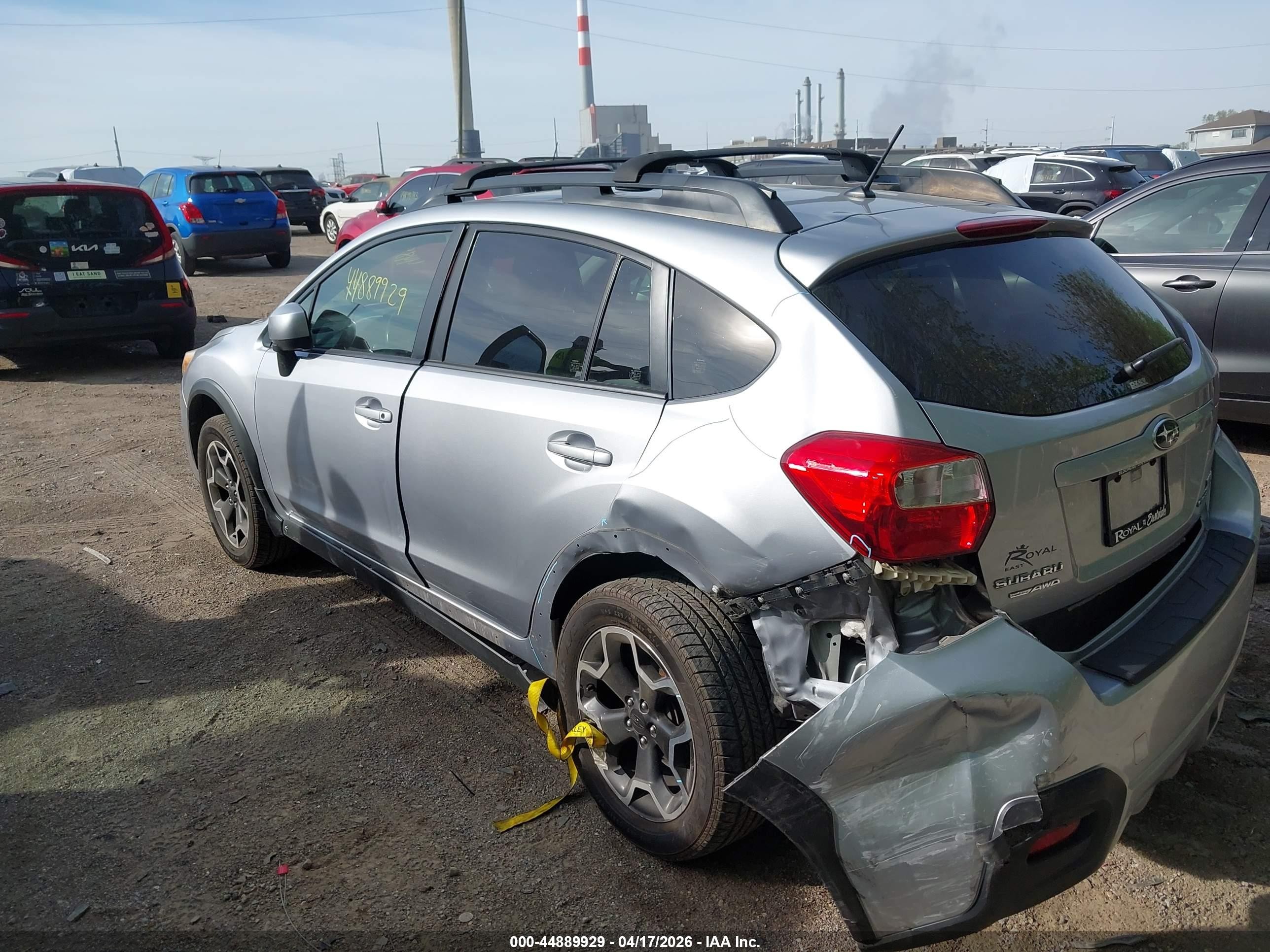 2014 Subaru Xv Crosstrek 2.0i Limited Silver vin: JF2GPAGCXE8248315