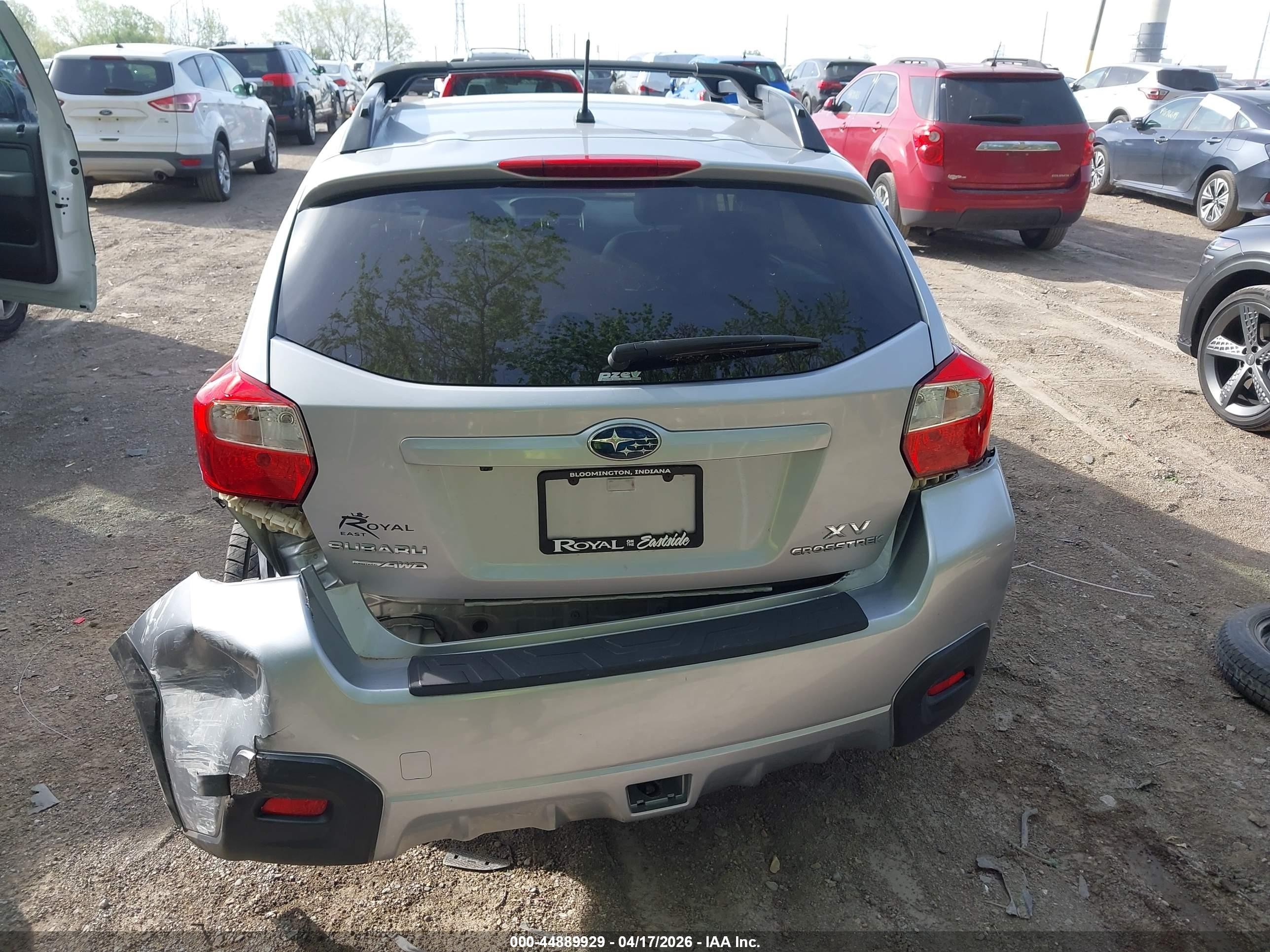 2014 Subaru Xv Crosstrek 2.0i Limited Silver vin: JF2GPAGCXE8248315