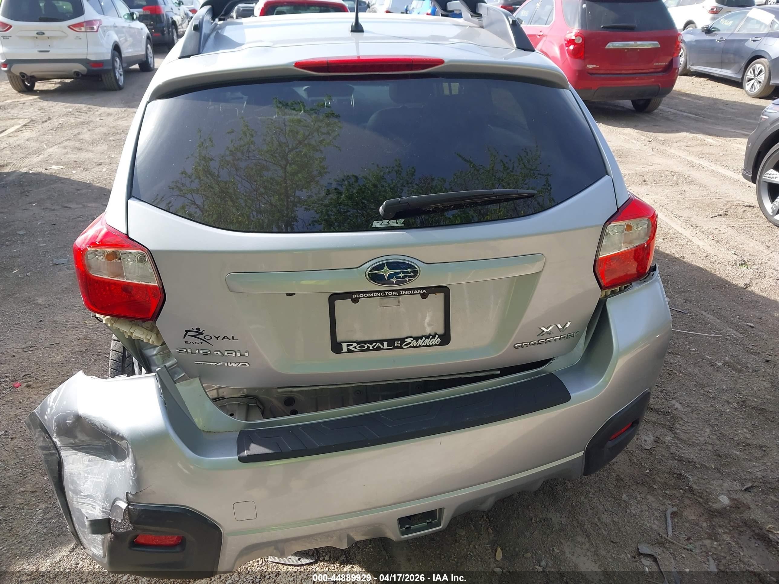 2014 Subaru Xv Crosstrek 2.0i Limited Silver vin: JF2GPAGCXE8248315